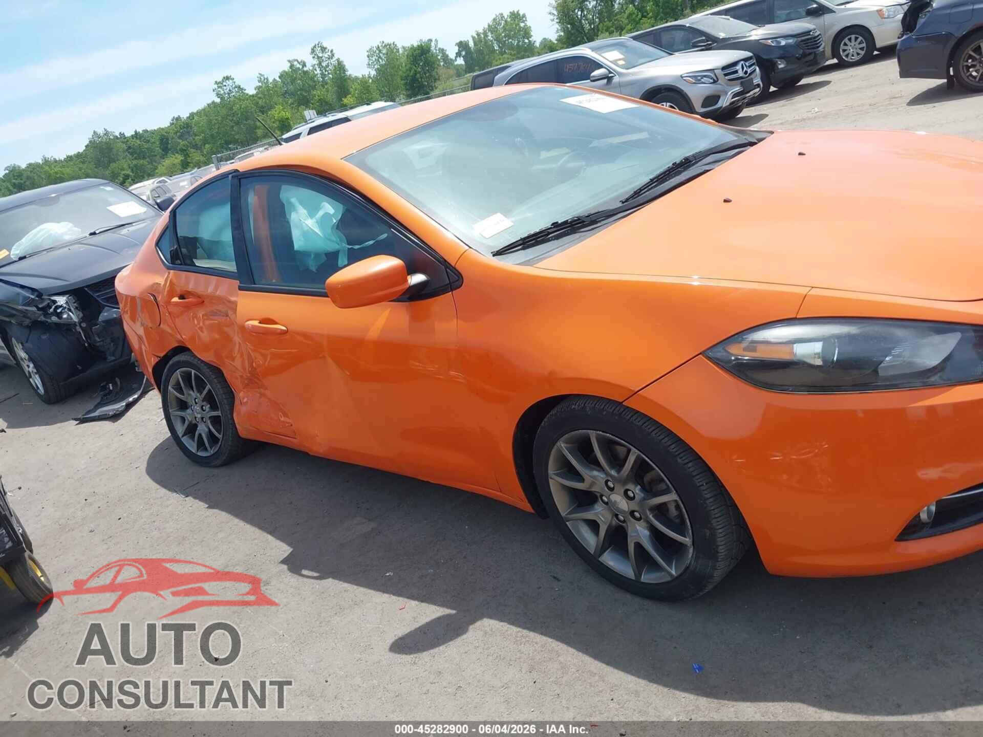 DODGE DART 2014 - 1C3CDFBB7ED858024