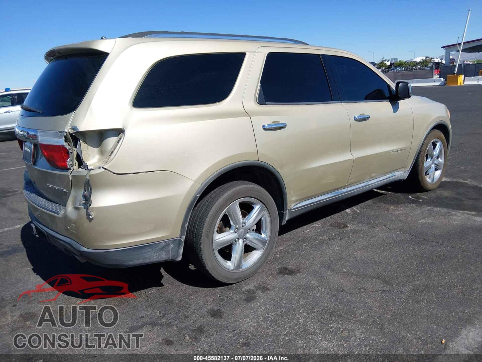 DODGE DURANGO 2011 - 1D4SD5GT8BC592861