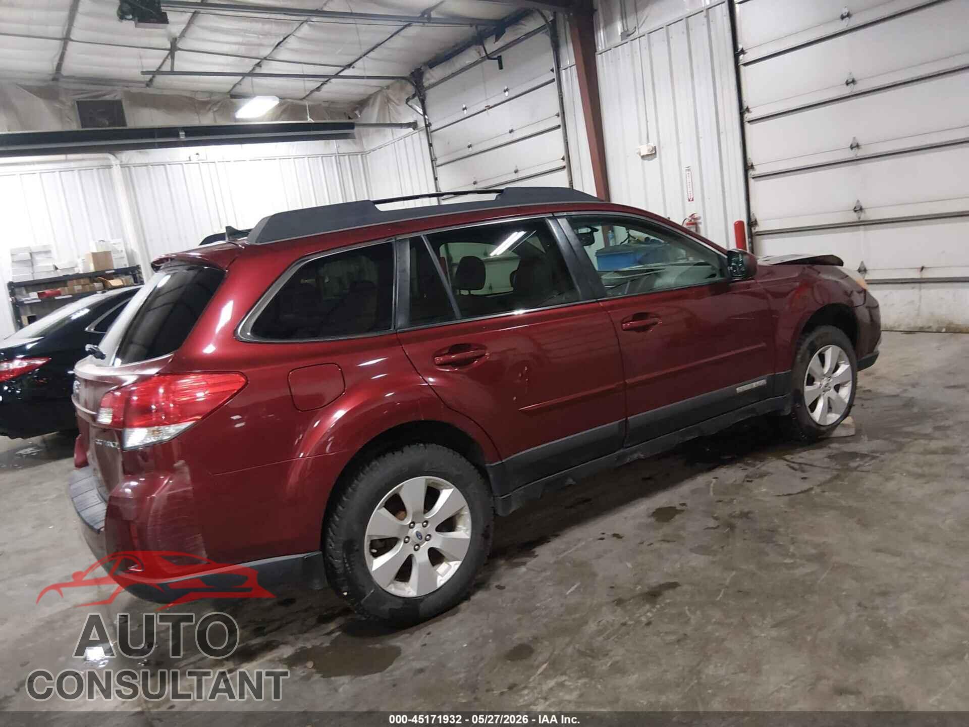 SUBARU OUTBACK 2011 - 4S4BRCKC6B3435092