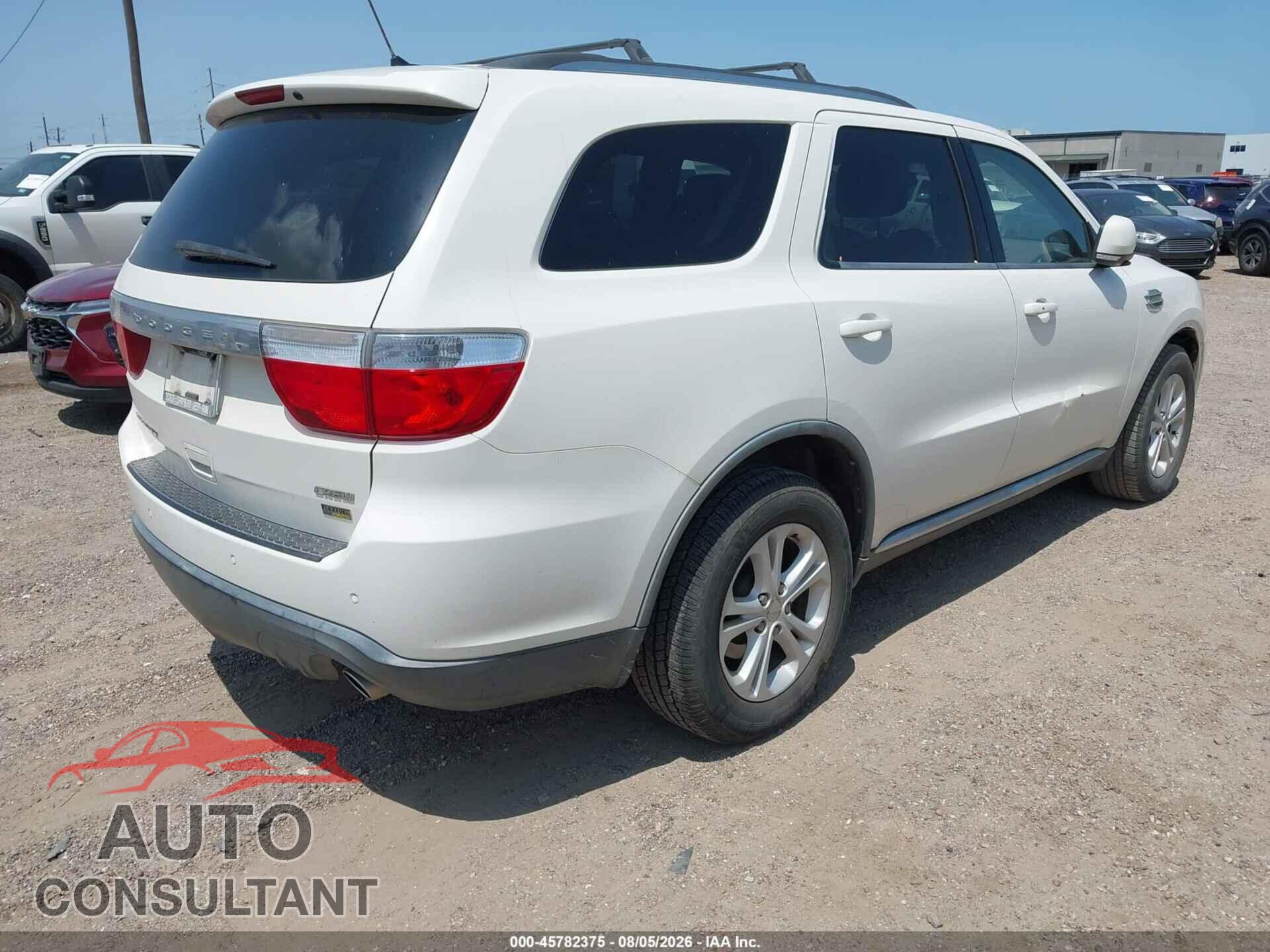 DODGE DURANGO 2011 - 1D4RD4GGXBC660086
