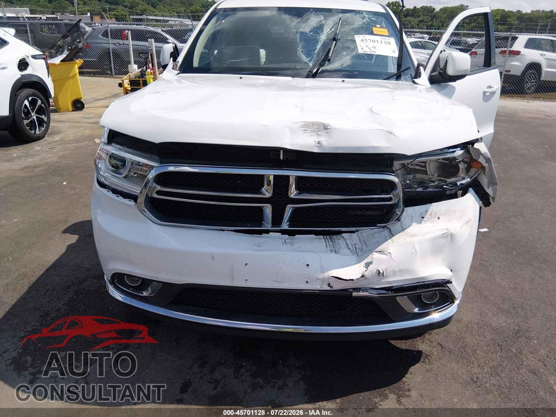 DODGE DURANGO 2017 - 1C4RDJAG9HC780846