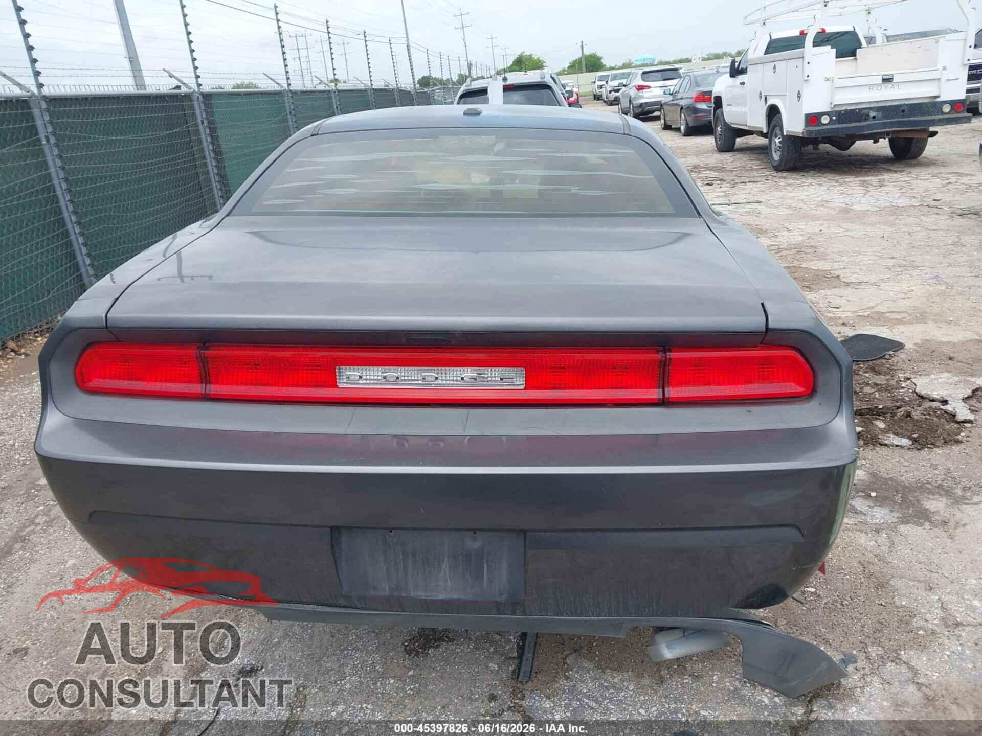 DODGE CHALLENGER 2013 - 2C3CDYAG3DH679280