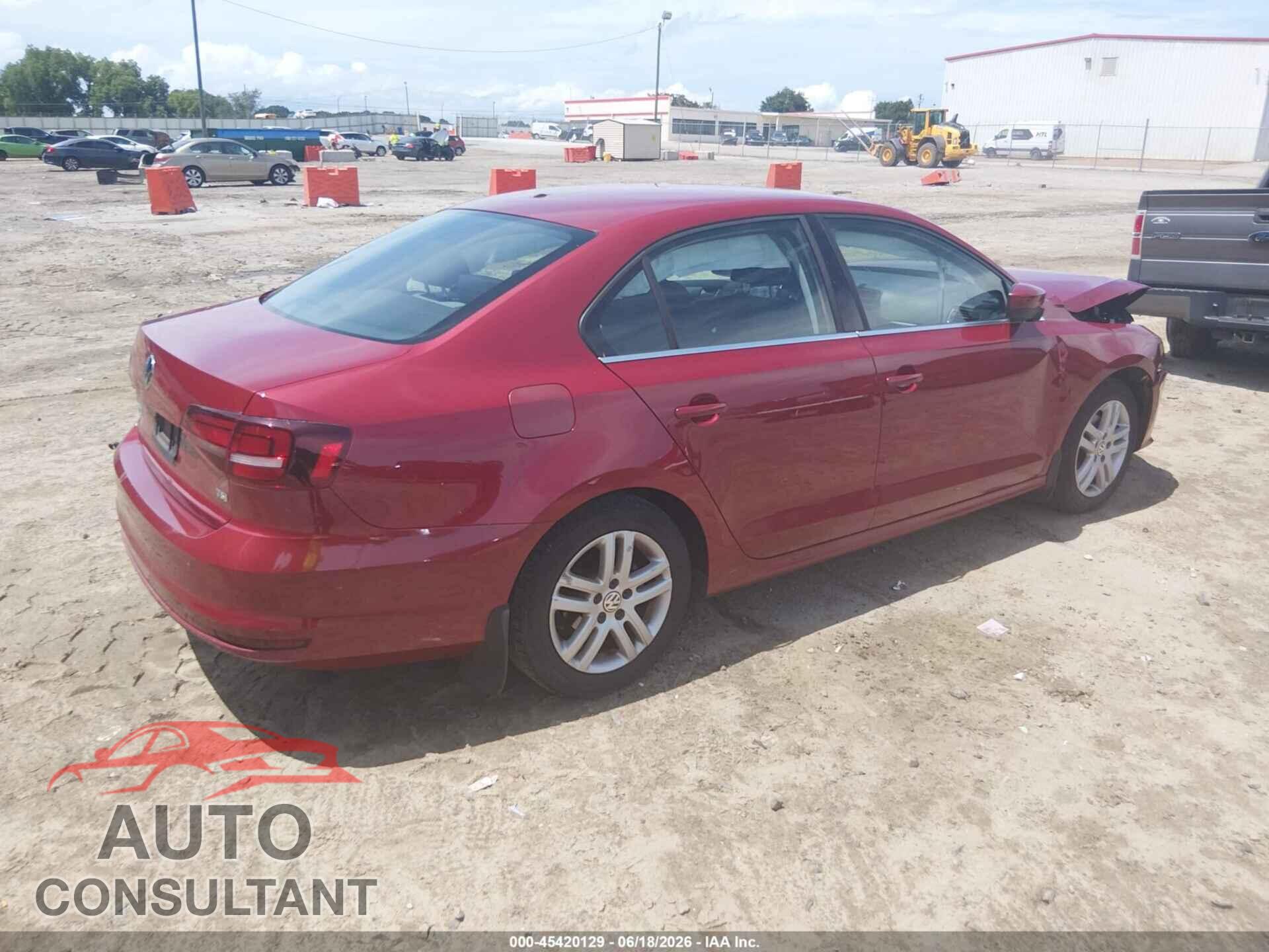VOLKSWAGEN JETTA 2017 - 3VW2B7AJ9HM222030