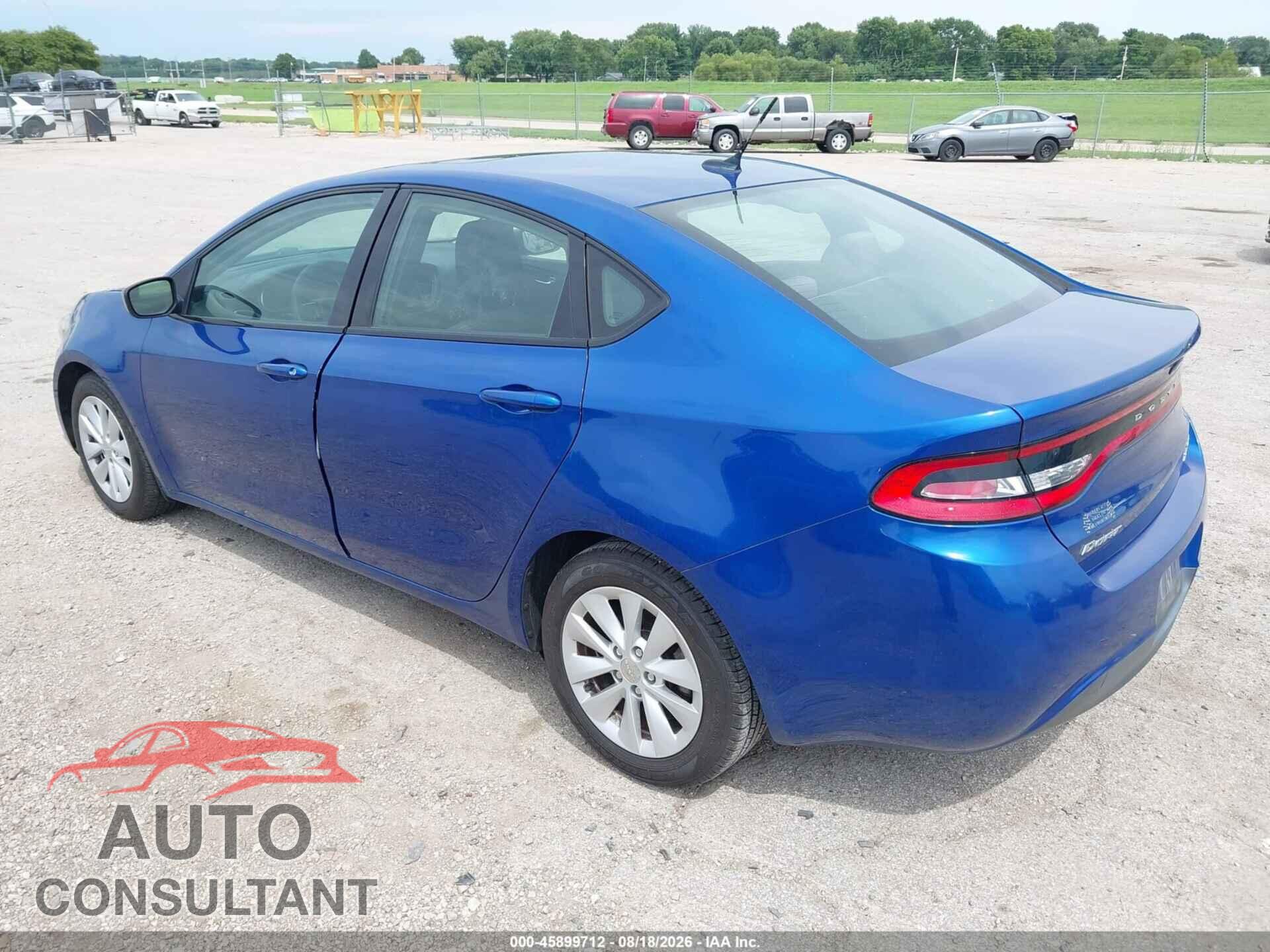DODGE DART 2014 - 1C3CDFBB0ED677329