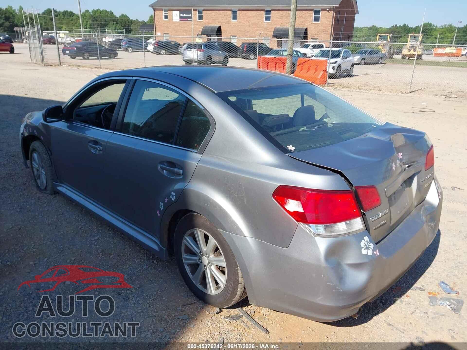 SUBARU LEGACY 2011 - 4S3BMBB60B3215468