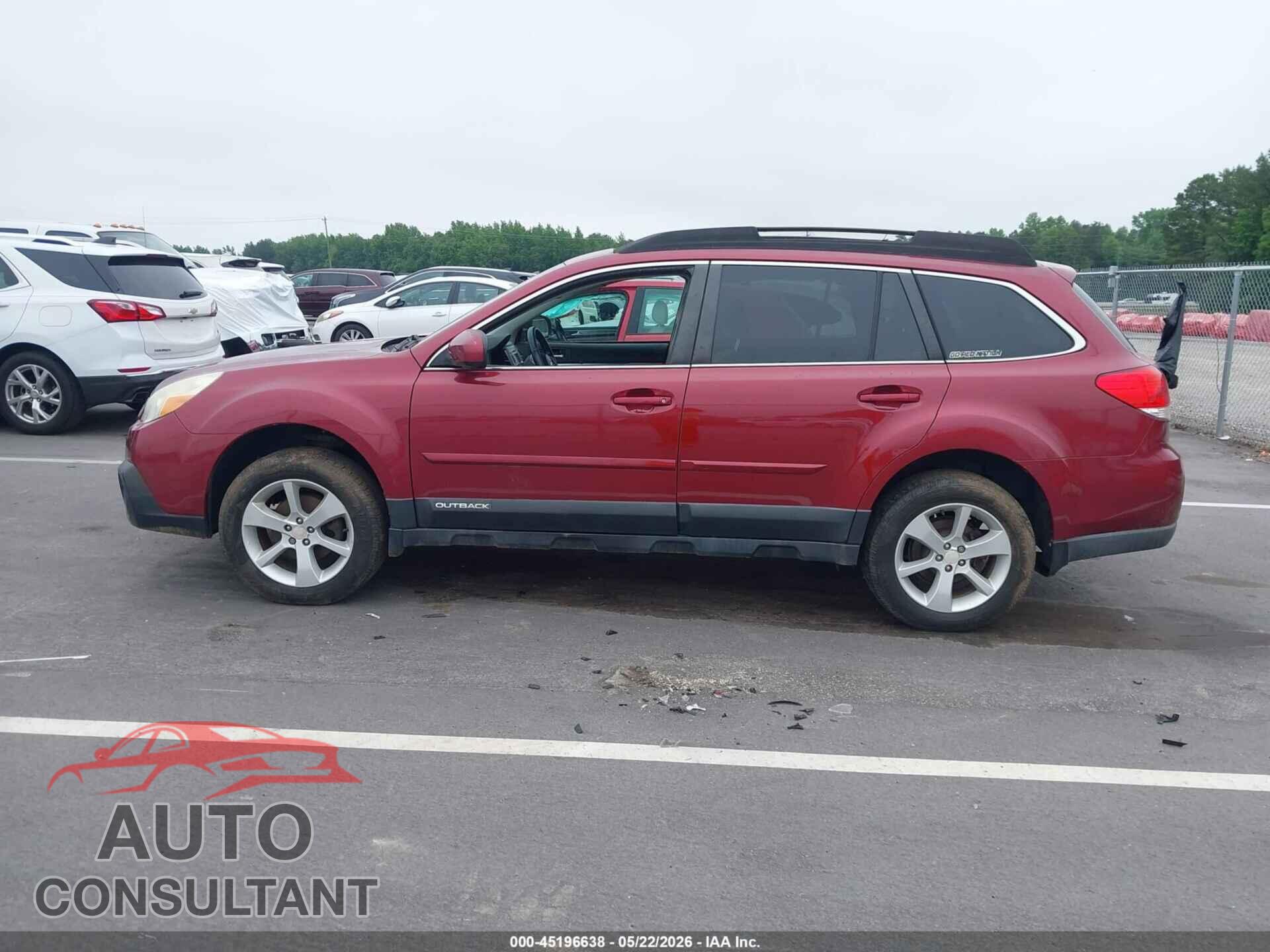 SUBARU OUTBACK 2014 - 4S4BRBDC8E3201449