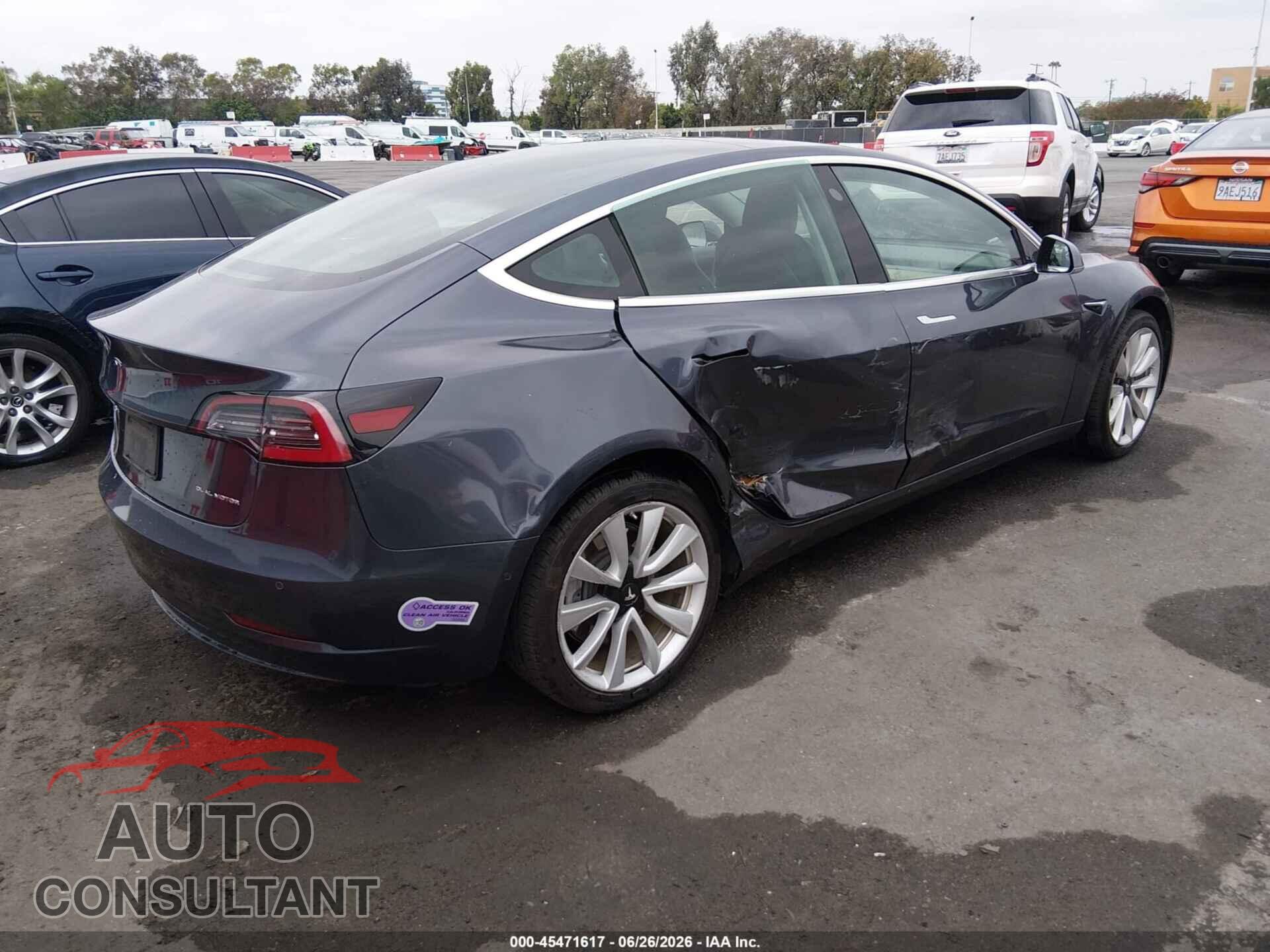 TESLA MODEL 3 2019 - 5YJ3E1EB0KF497828