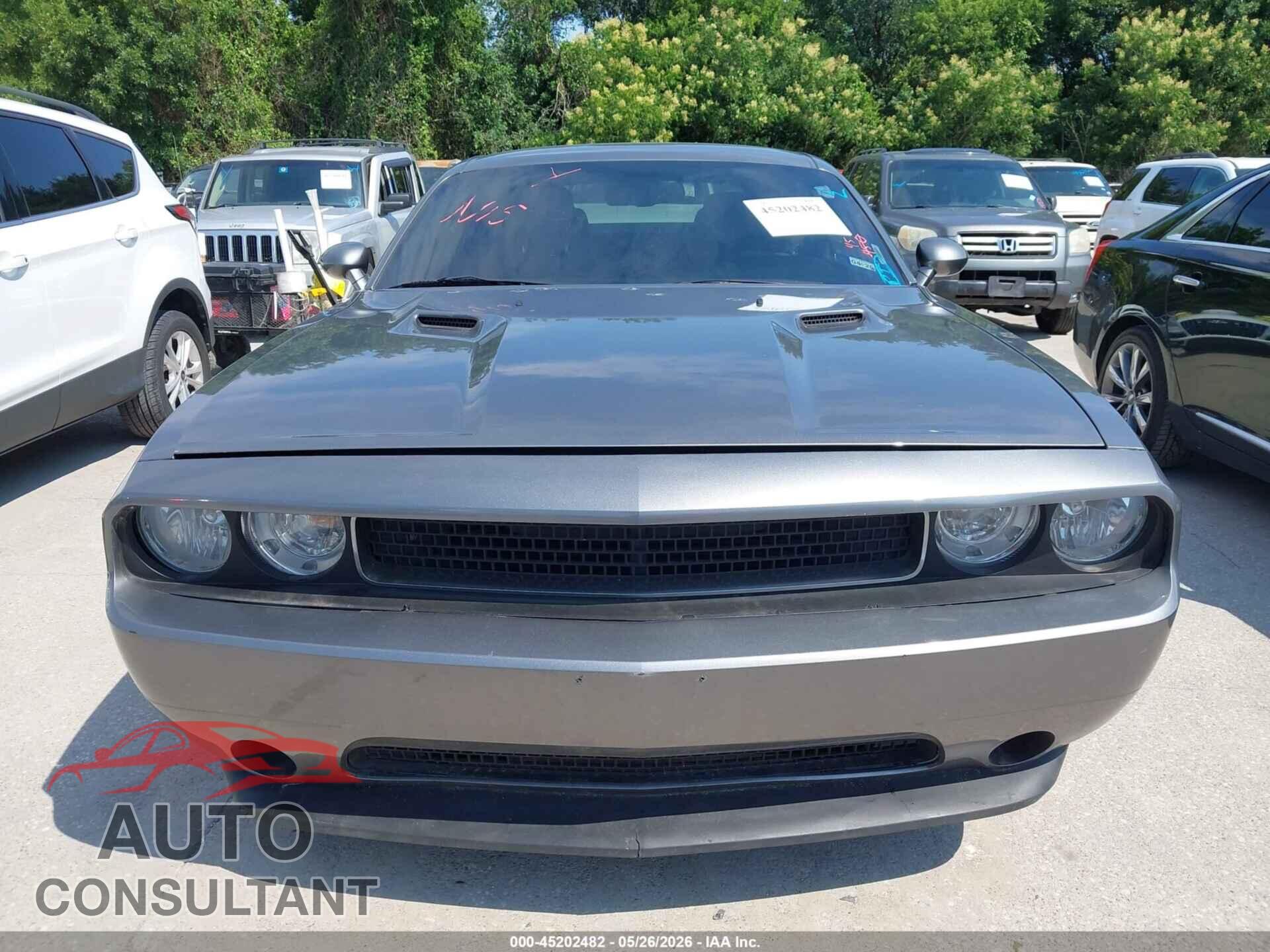 DODGE CHALLENGER 2012 - 2C3CDYAG2CH204802