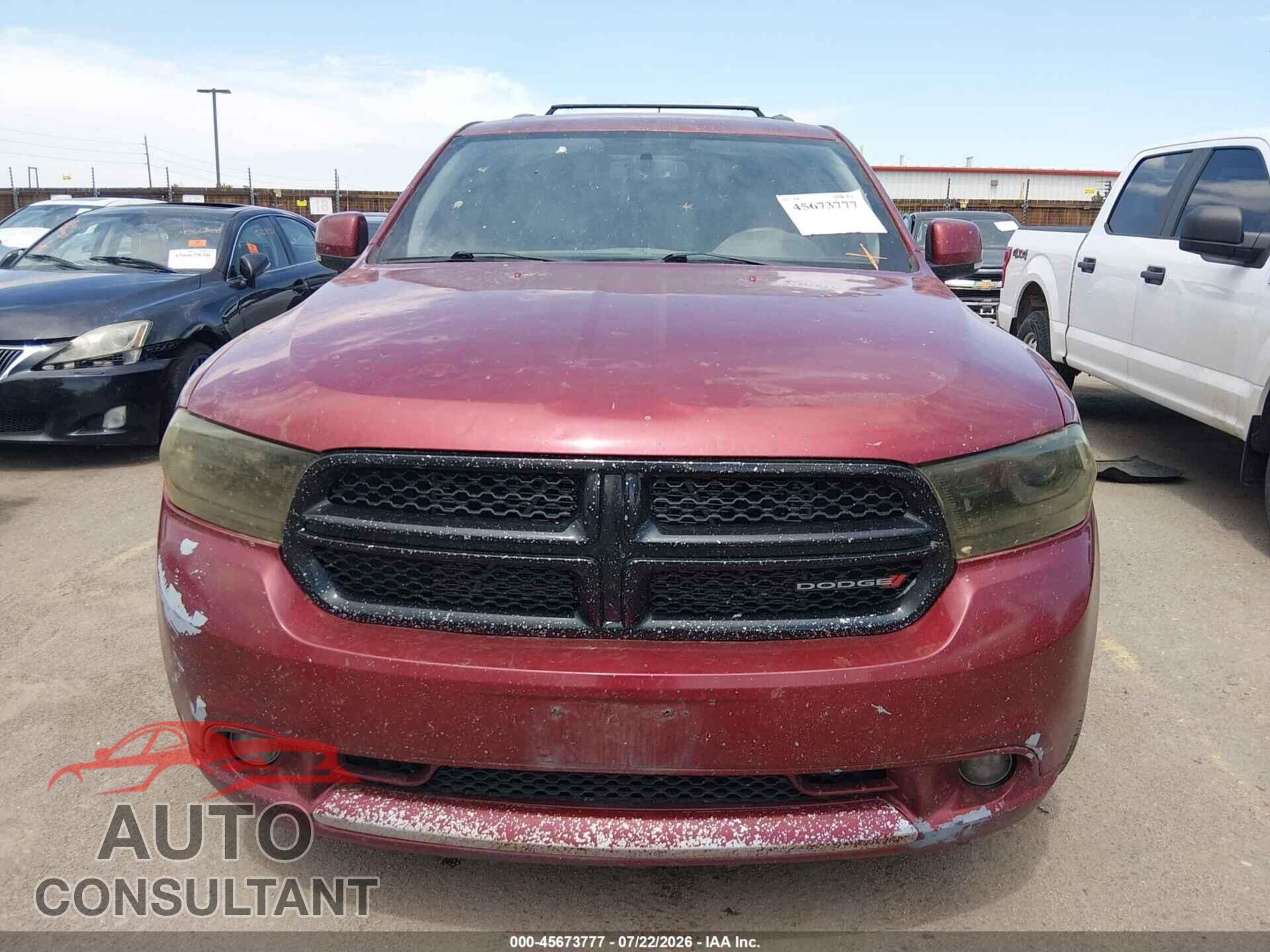 DODGE DURANGO 2013 - 1C4SDJDTXDC614436
