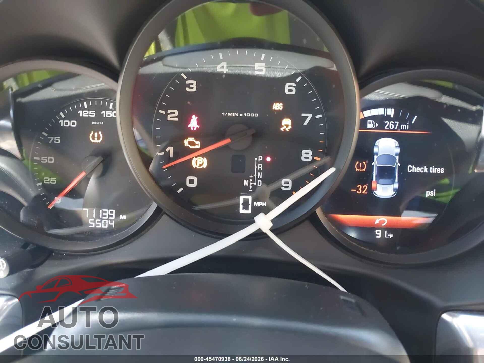 PORSCHE BOXSTER 2015 - WP0CA2A83FS121063