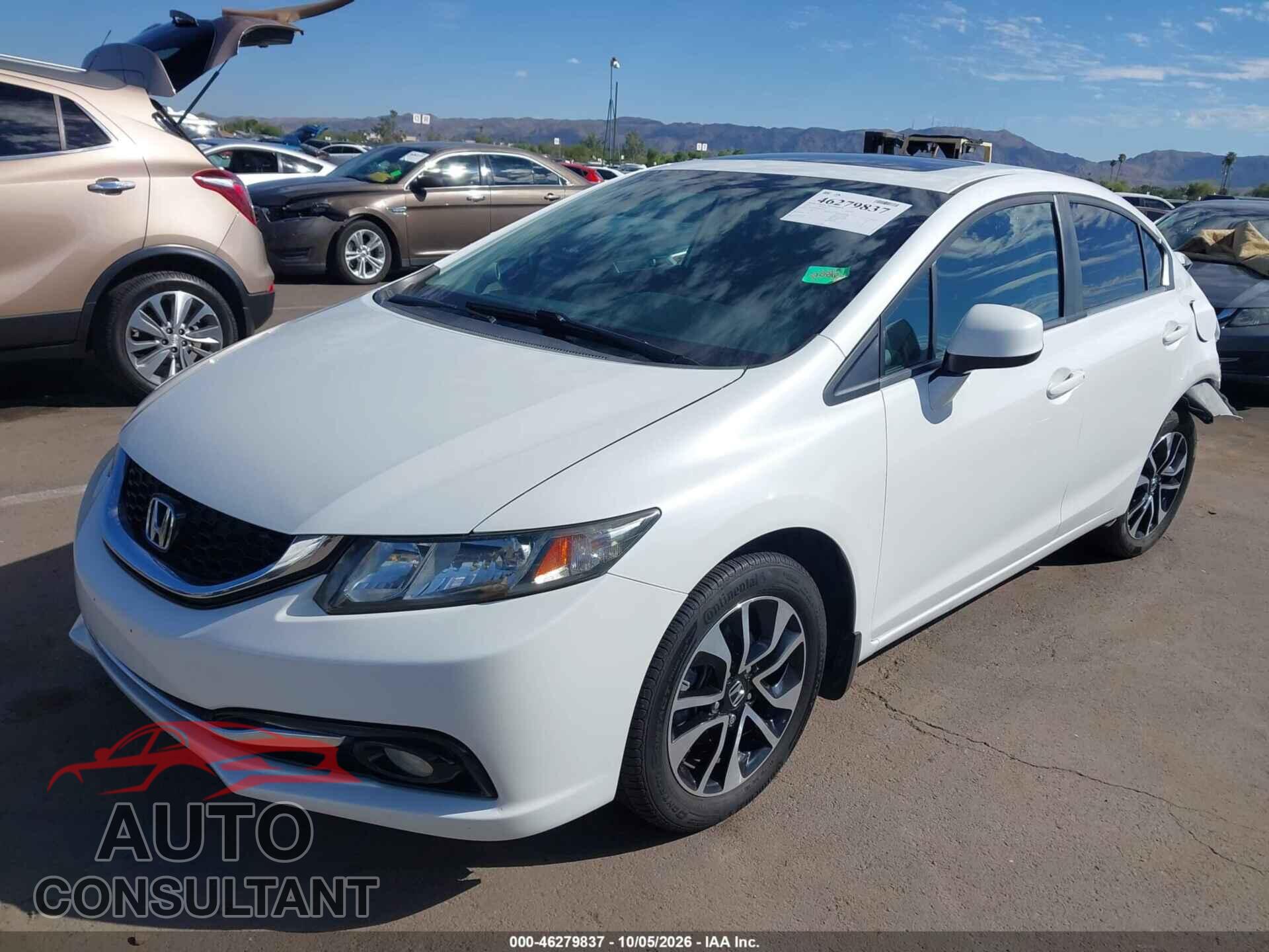 HONDA CIVIC 2013 - 19XFB2F99DE082703