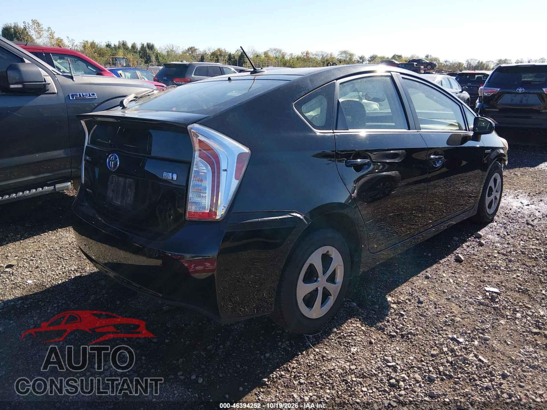 TOYOTA PRIUS 2014 - JTDKN3DU0E0365875