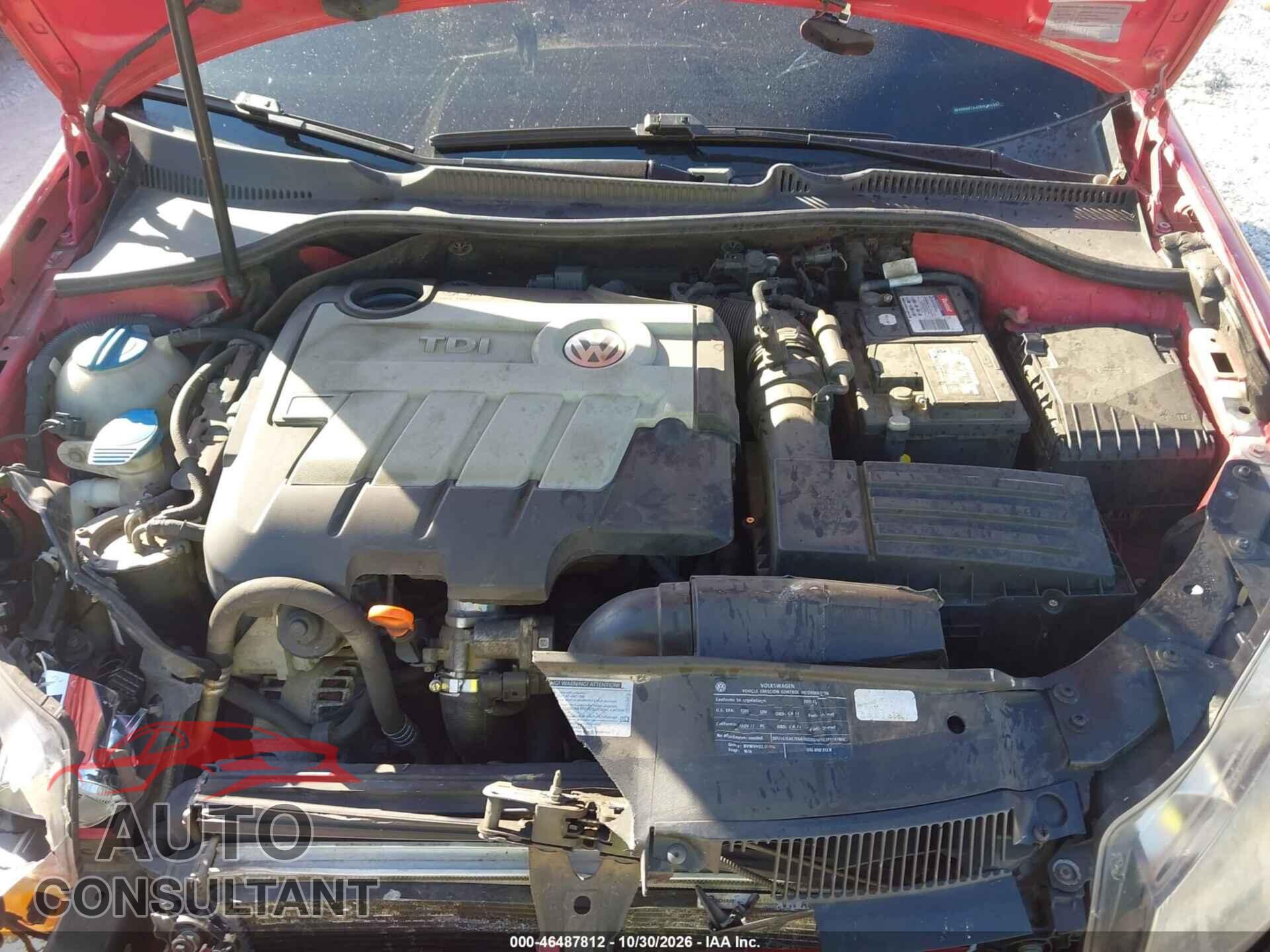 VOLKSWAGEN GOLF 2011 - WVWNM7AJ0BW256987