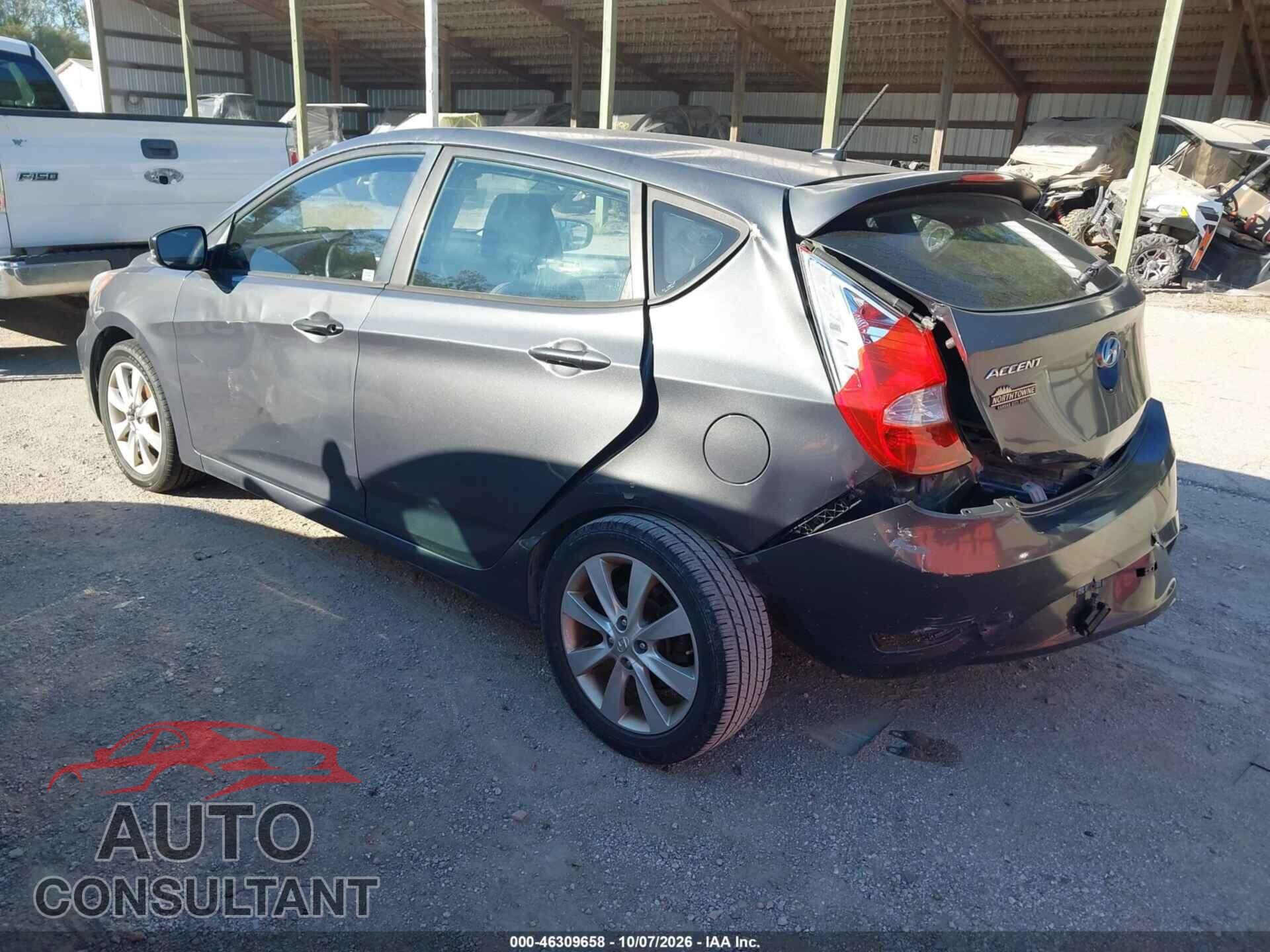 HYUNDAI ACCENT 2012 - KMHCU5AE5CU003428