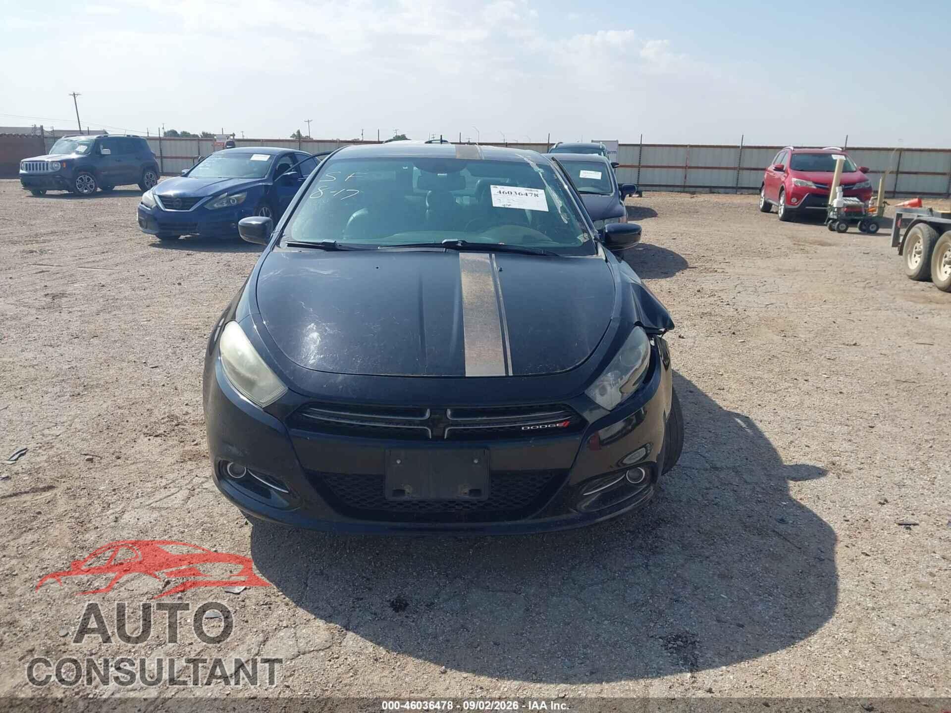 DODGE DART 2016 - 1C3CDFEB9GD539254