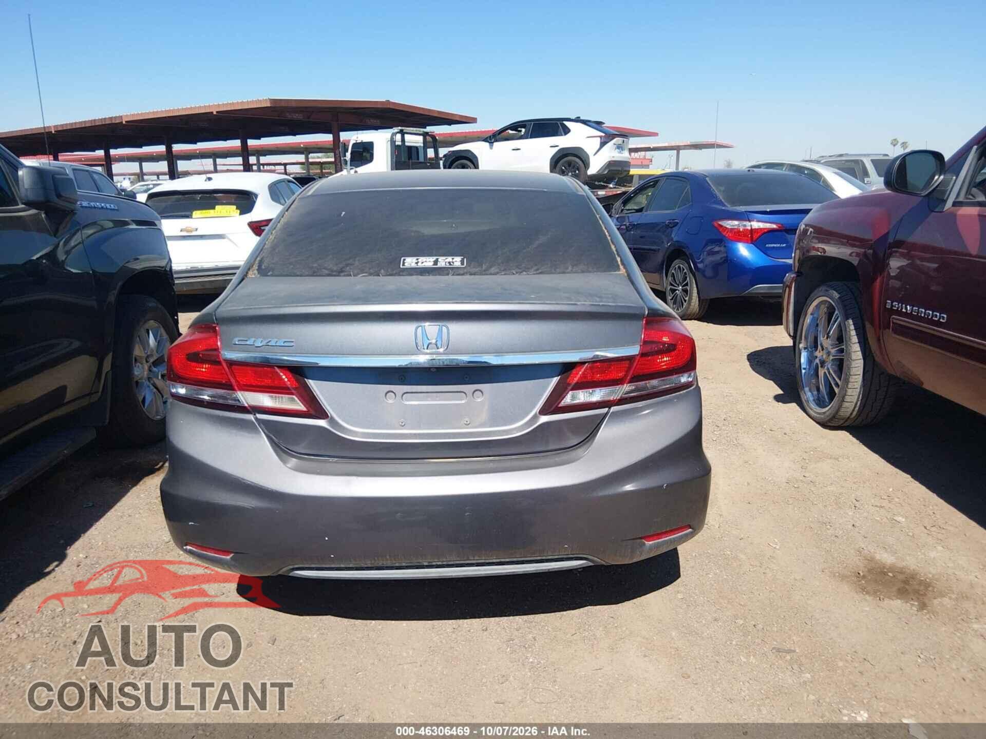HONDA CIVIC 2014 - 19XFB2F56EE275227