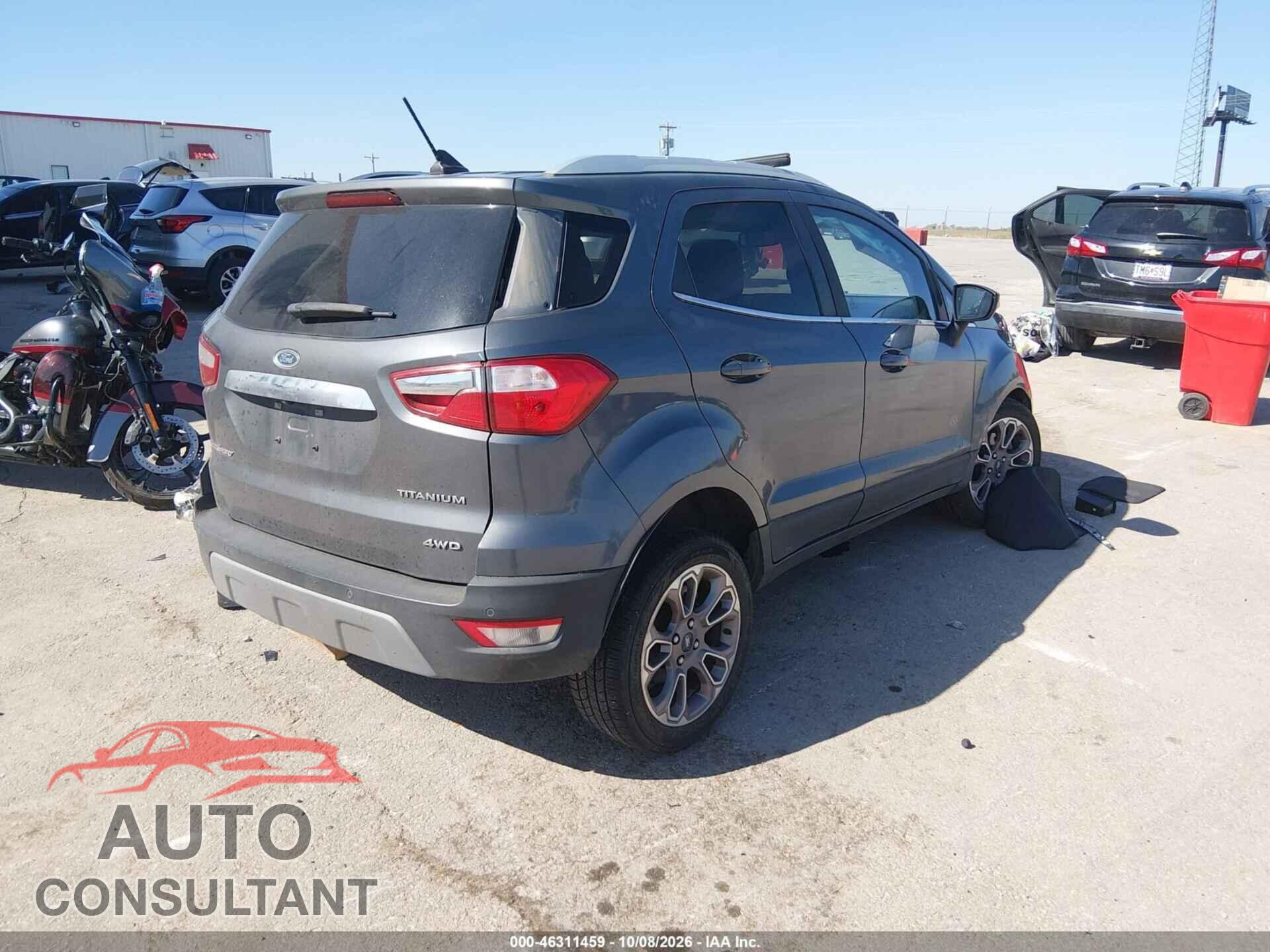 FORD ECOSPORT 2020 - MAJ6S3KL4LC327247