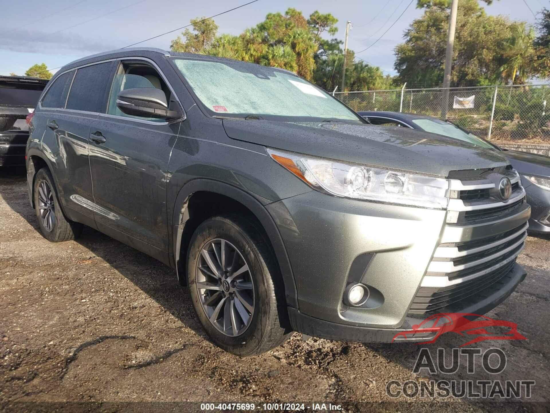 TOYOTA HIGHLANDER 2019 - 5TDJZRFH1KS978891