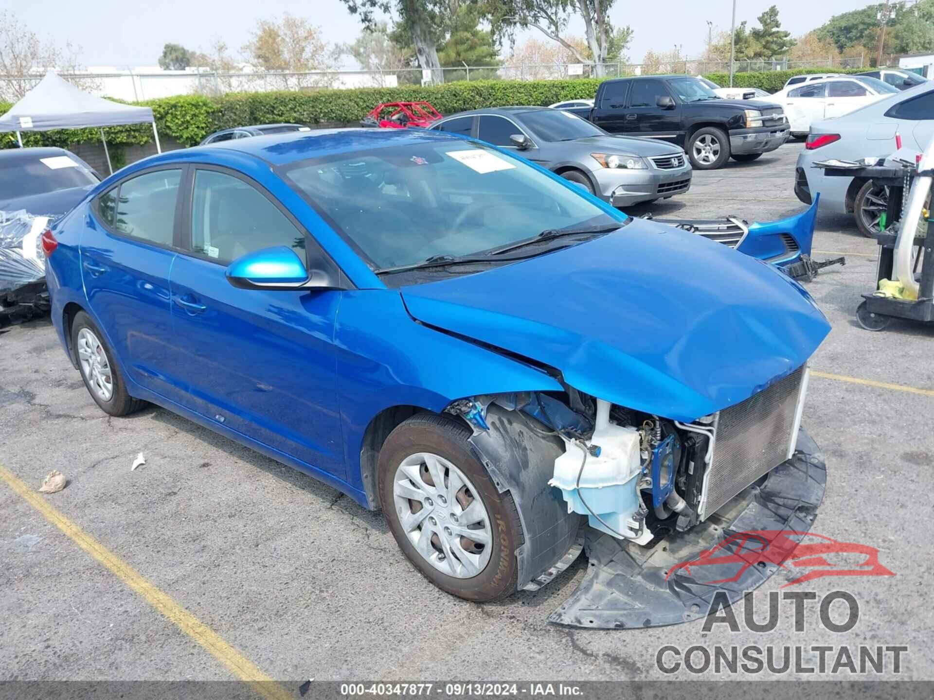 HYUNDAI ELANTRA 2018 - KMHD74LF4JU607559