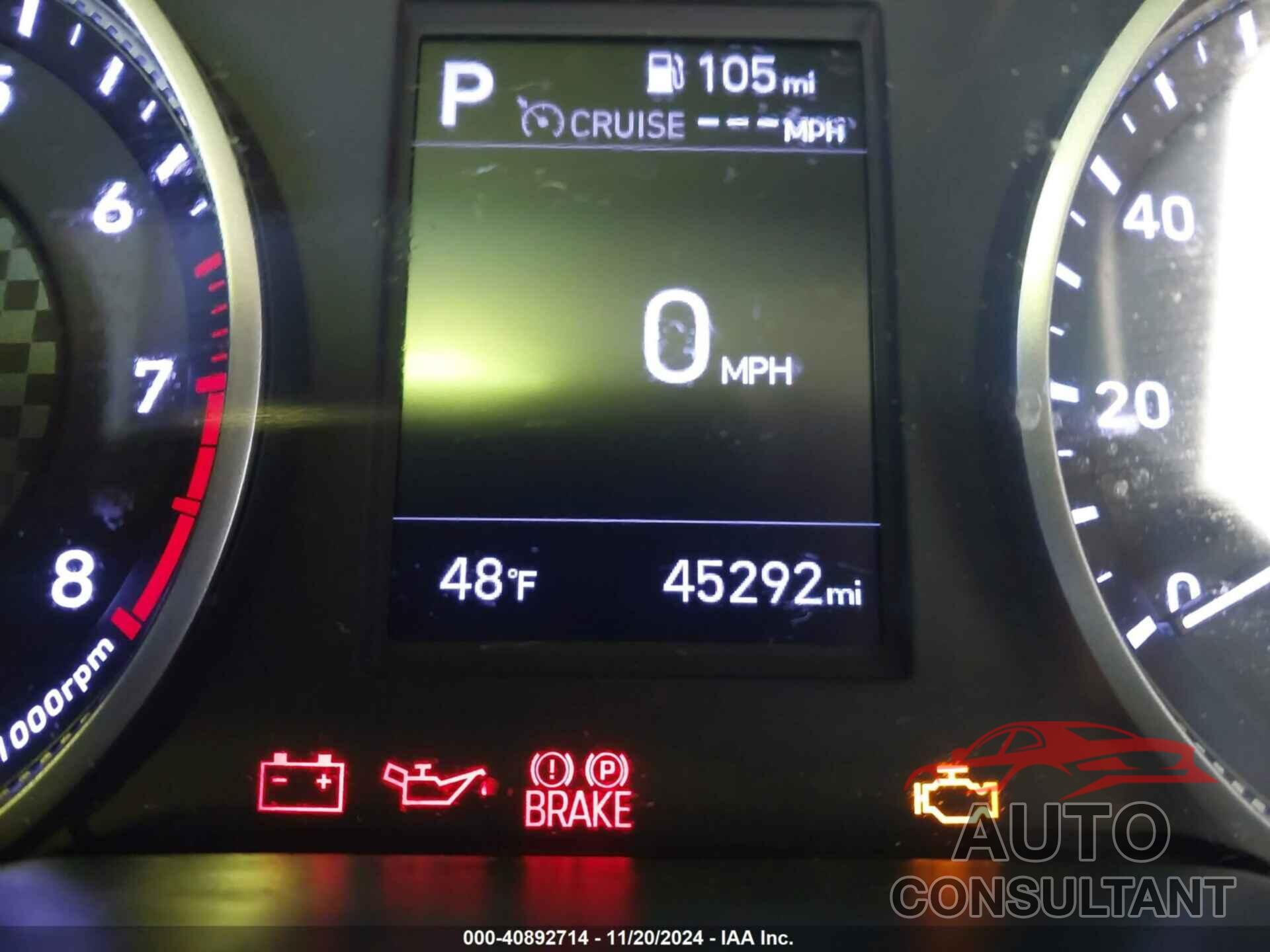 HYUNDAI ELANTRA 2019 - 5NPD84LF4KH439497