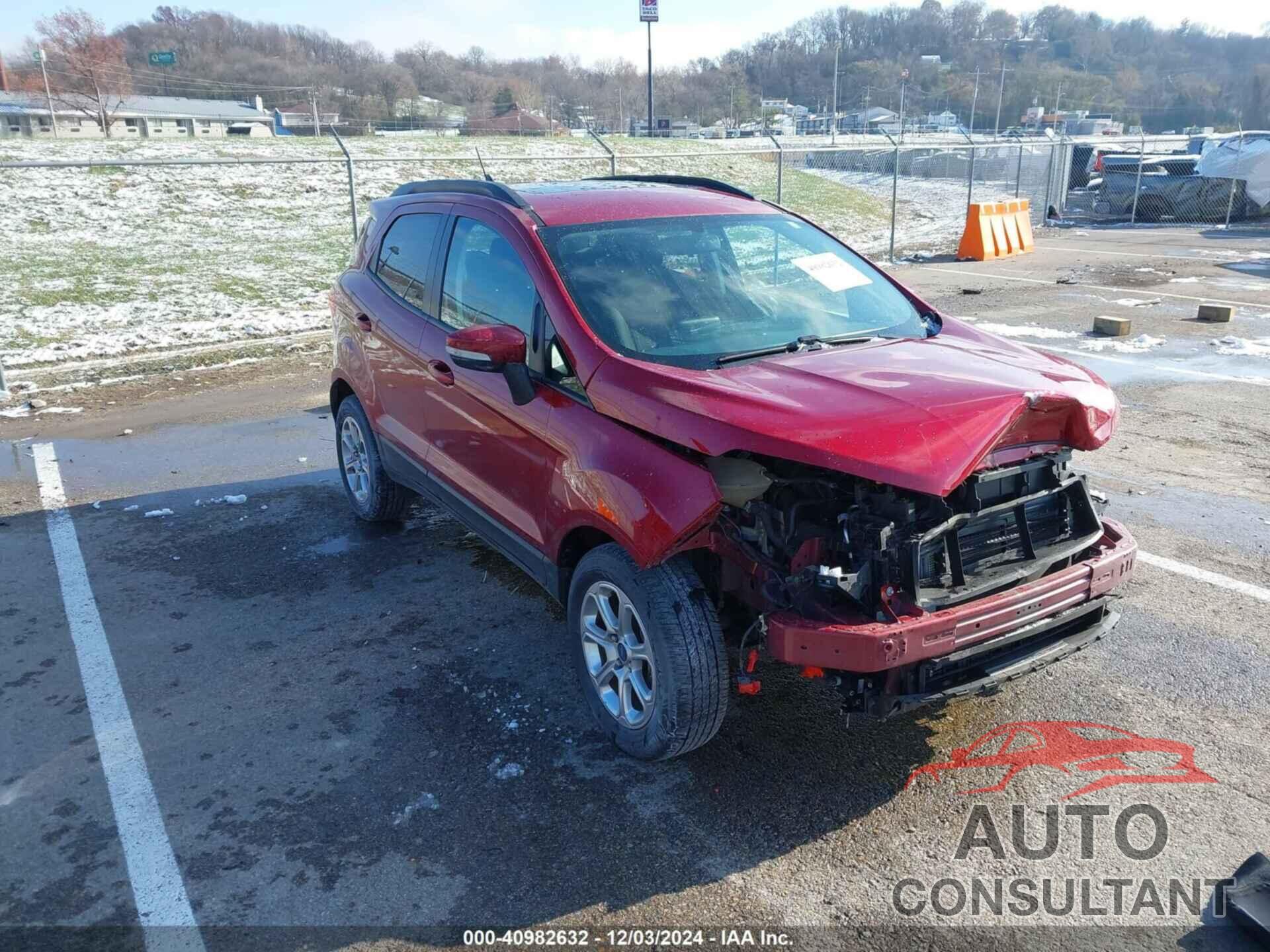 FORD ECOSPORT 2018 - MAJ3P1TE1JC228259