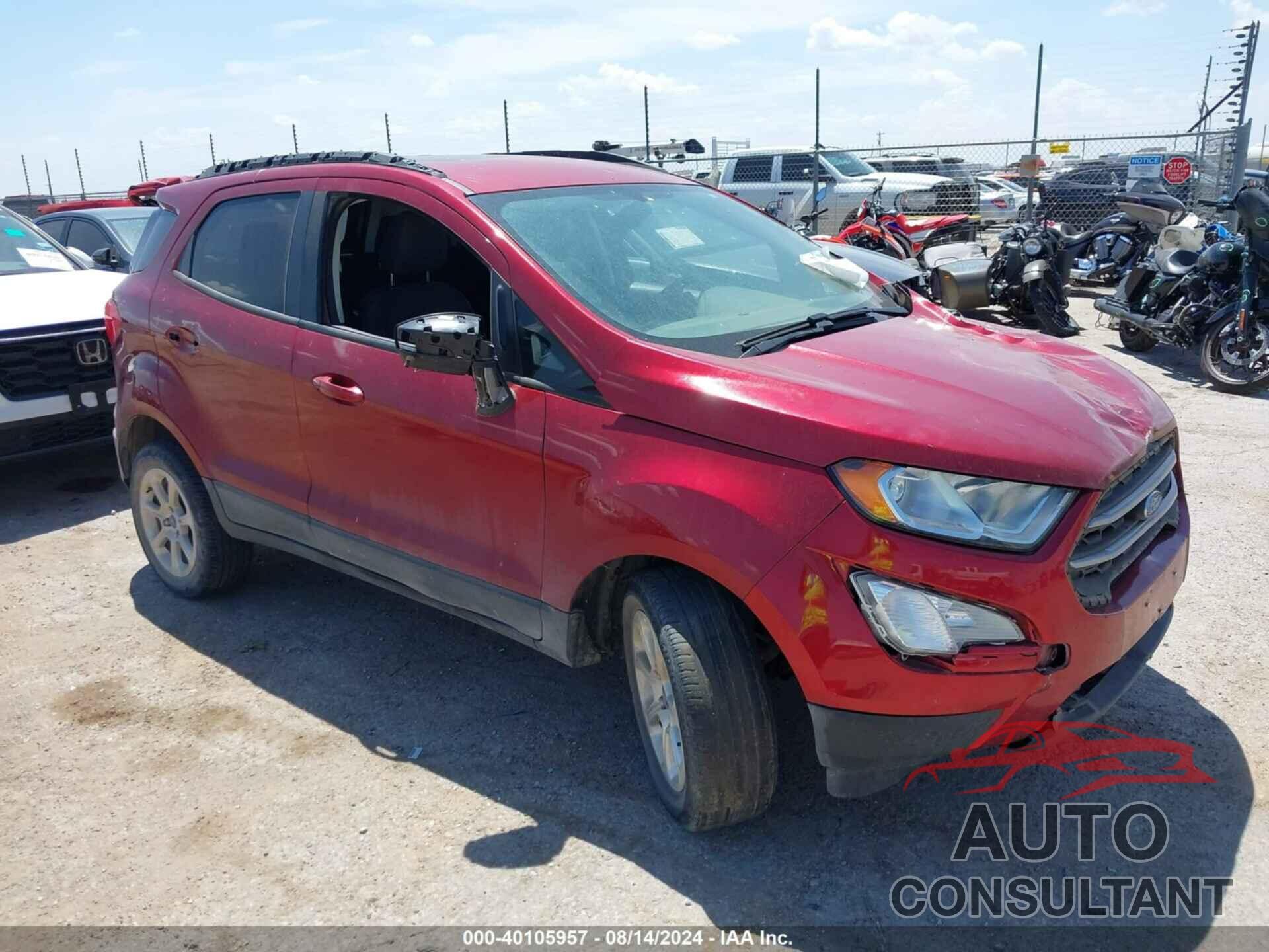 FORD ECOSPORT 2020 - MAJ3S2GEXLC318026