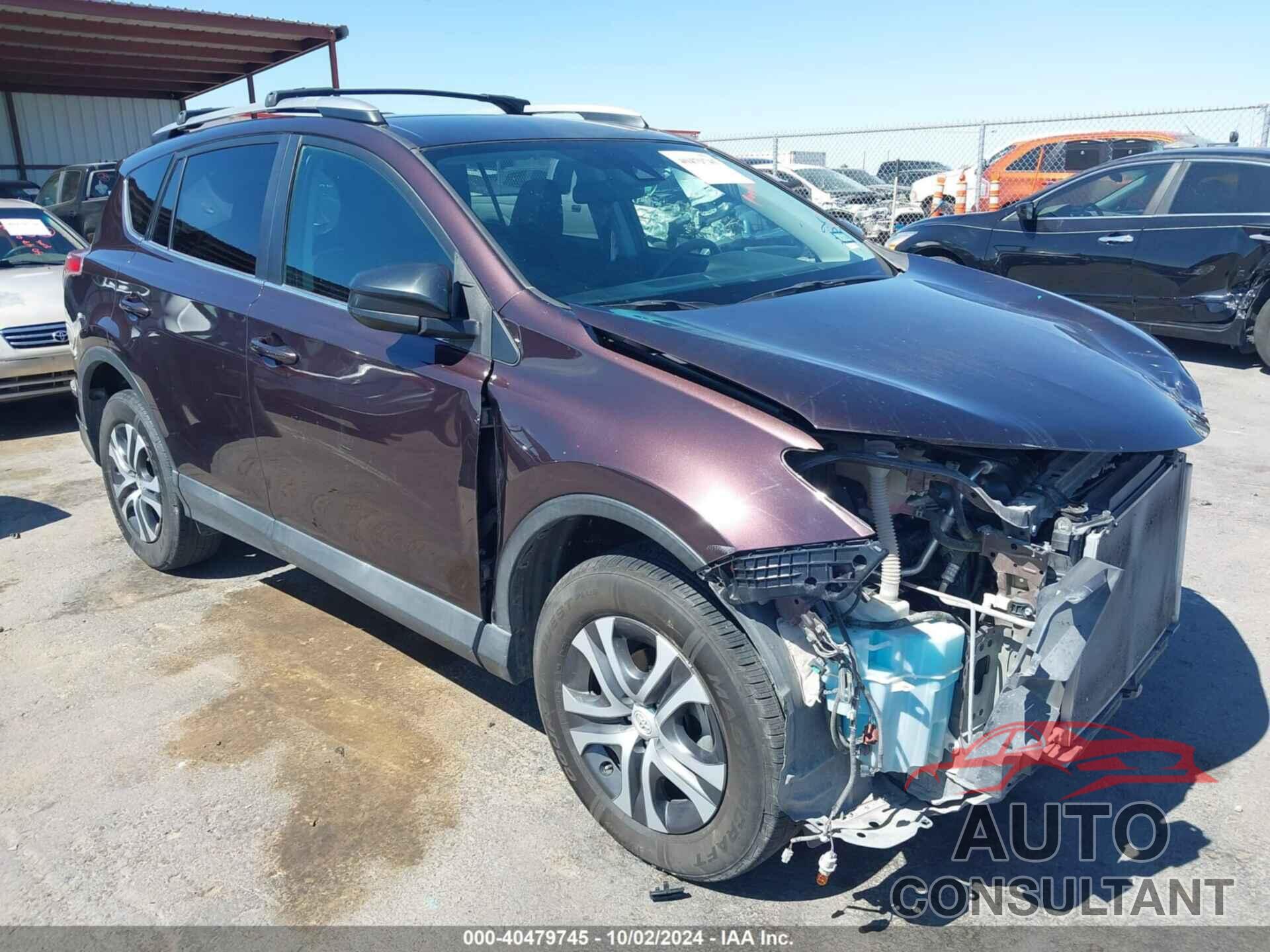 TOYOTA RAV4 2018 - 2T3ZFREV3JW458241