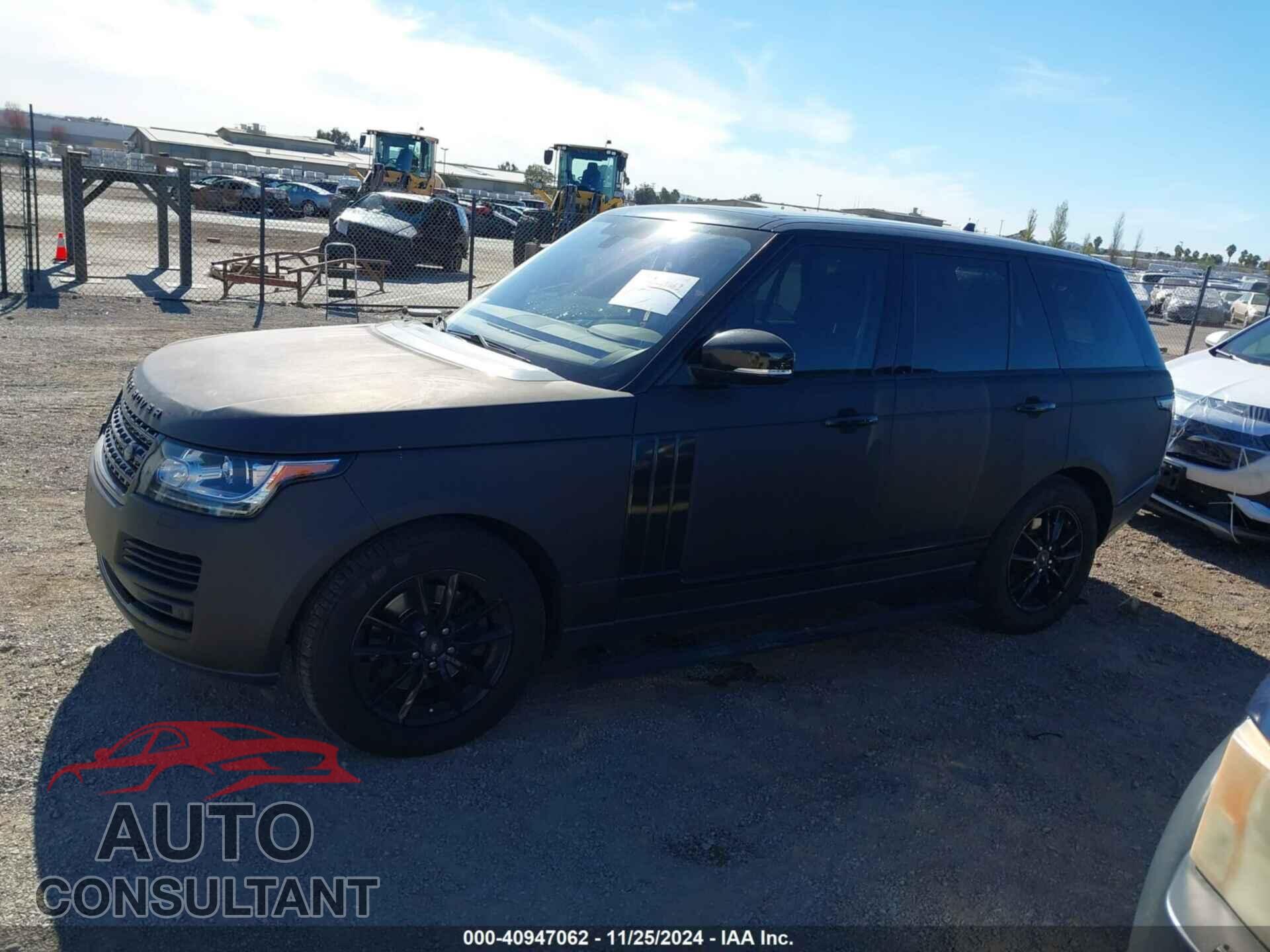 LAND ROVER RANGE ROVER 2016 - SALGS2KF4GA290603