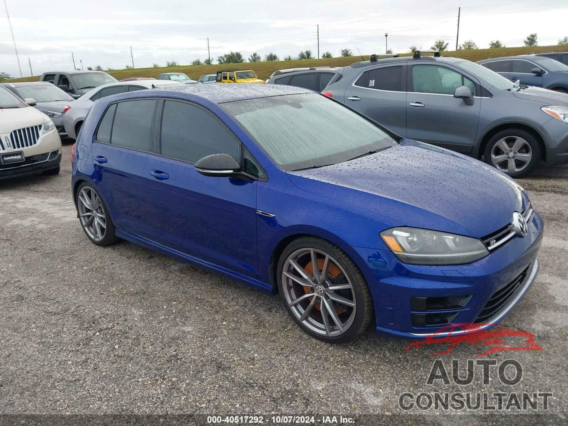 VOLKSWAGEN GOLF R 2017 - WVWVF7AU8HW125951