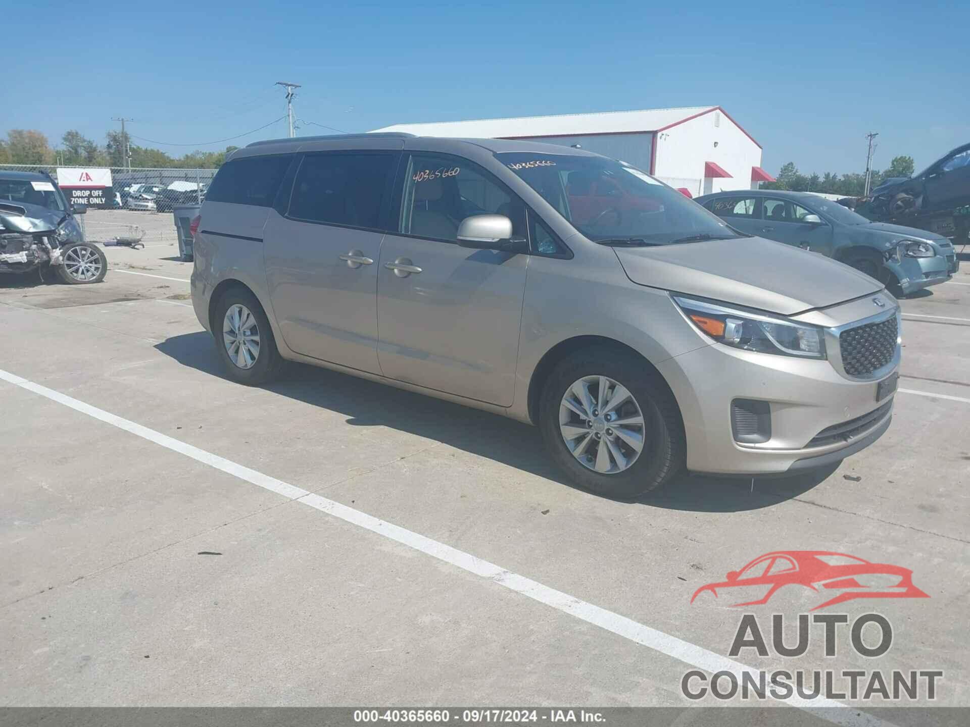 KIA SEDONA 2016 - KNDMB5C16G6151865