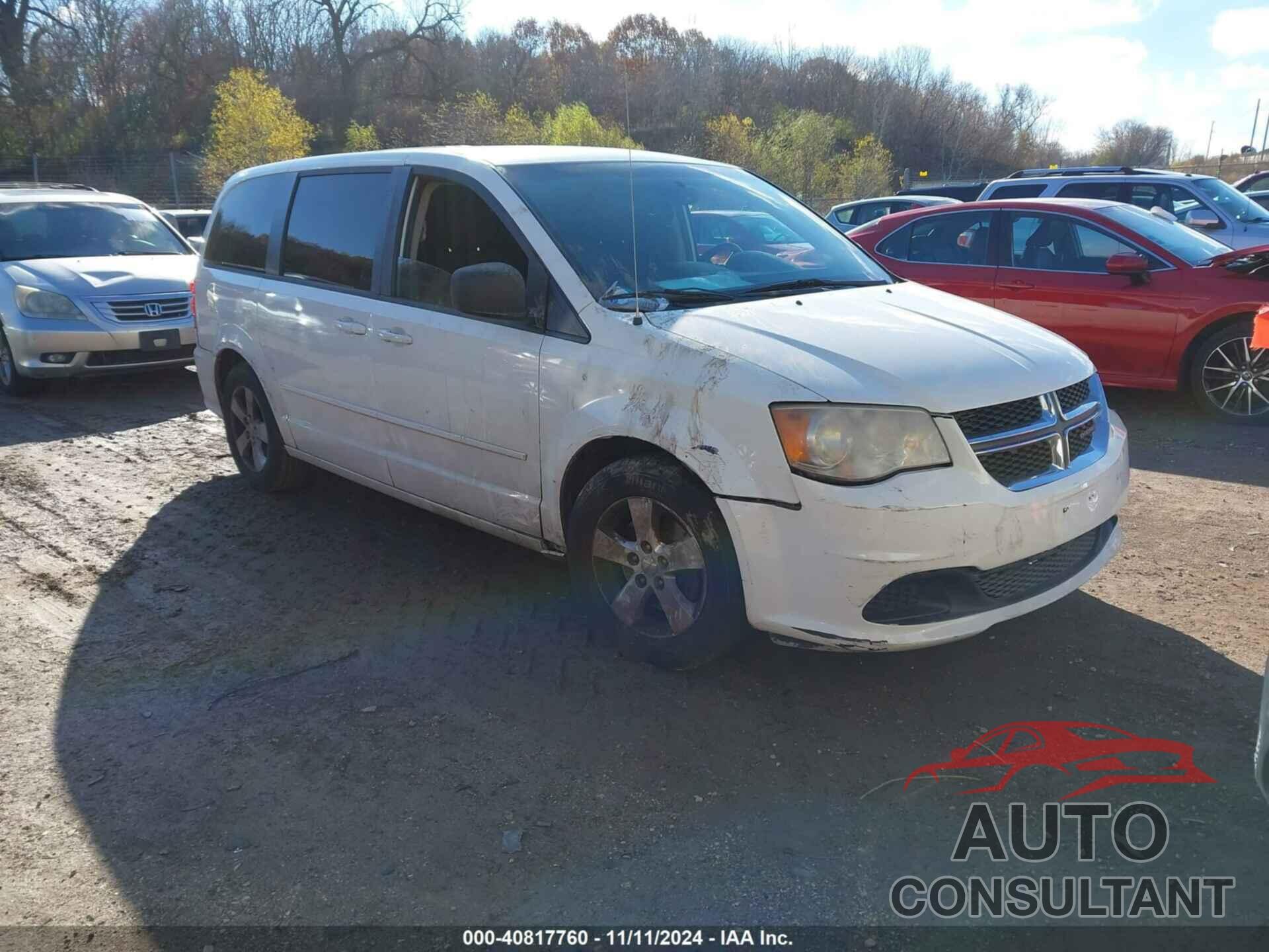 DODGE GRAND CARAVAN 2013 - 2C4RDGBG6DR533710