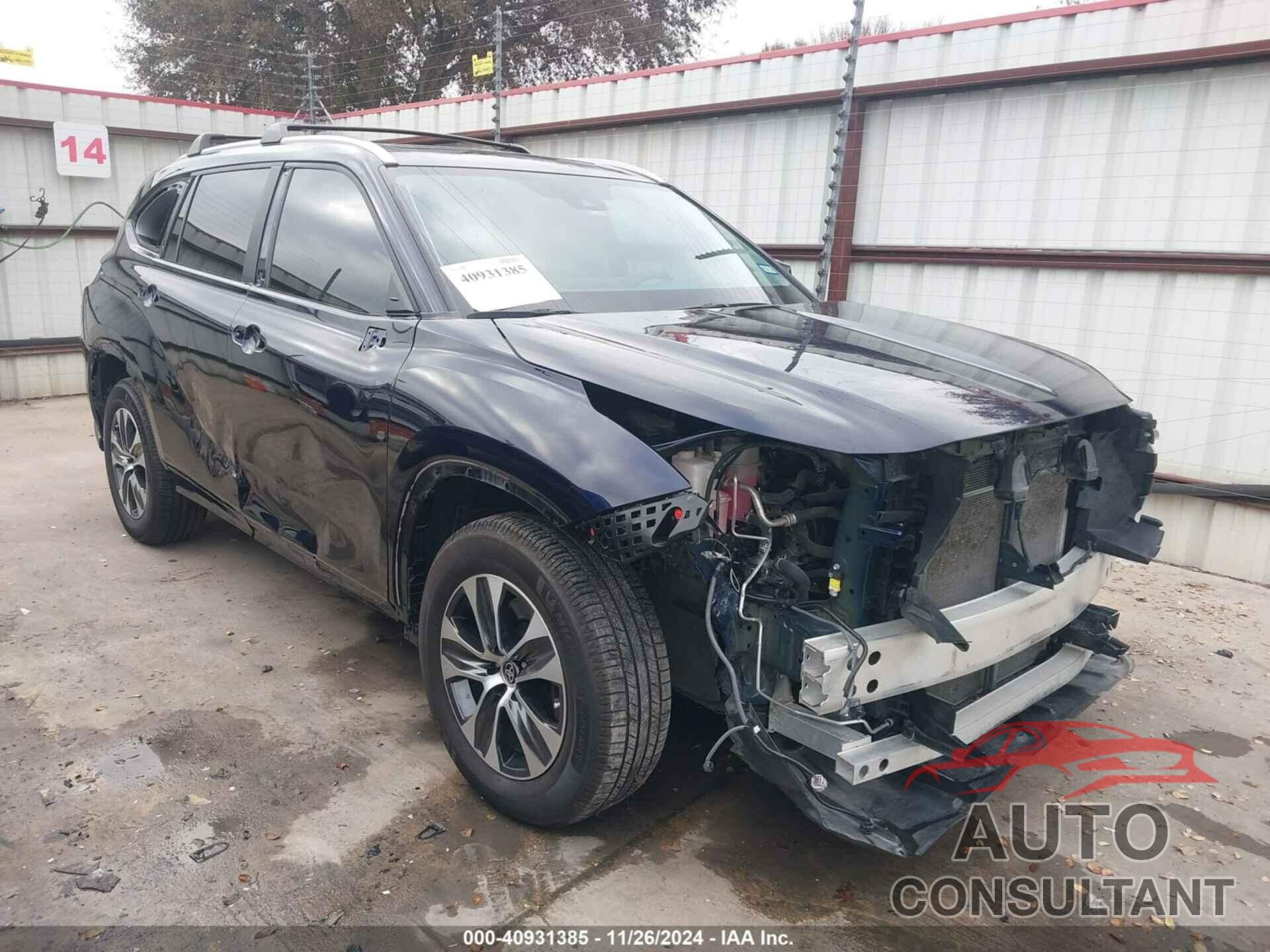 TOYOTA HIGHLANDER 2023 - 5TDKDRBH7PS012979
