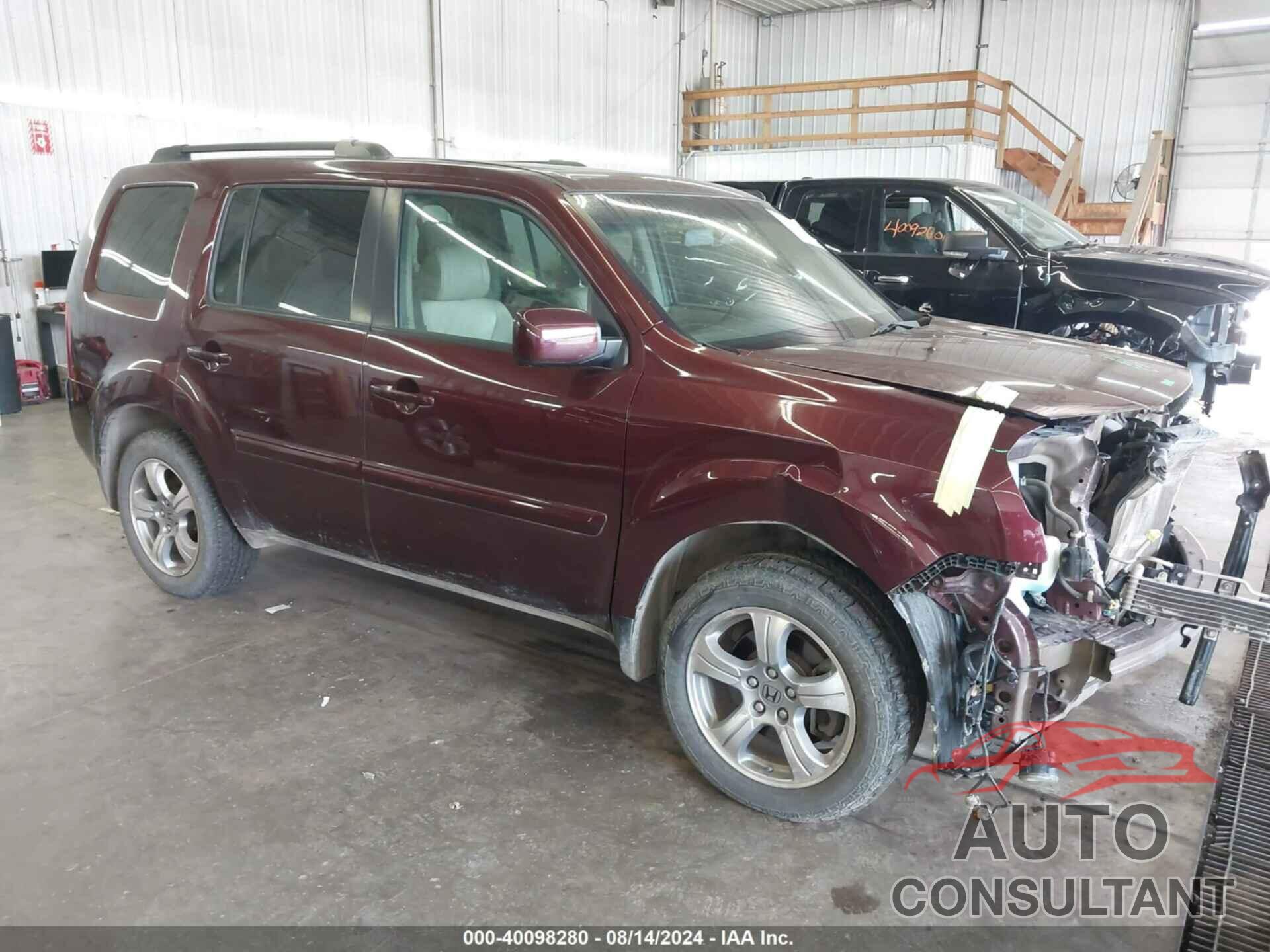 HONDA PILOT 2013 - 5FNYF4H62DB044848