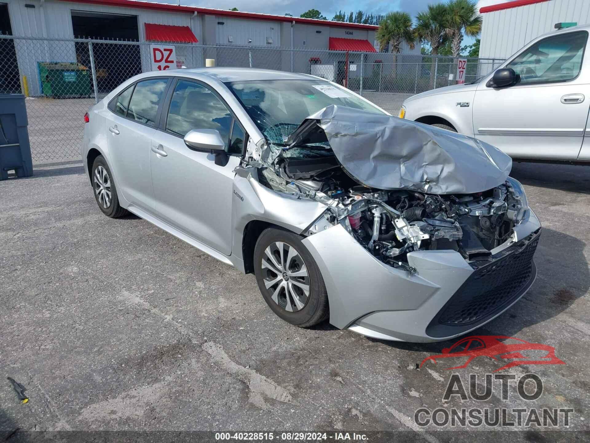 TOYOTA COROLLA 2021 - JTDEAMDE7MJ010945
