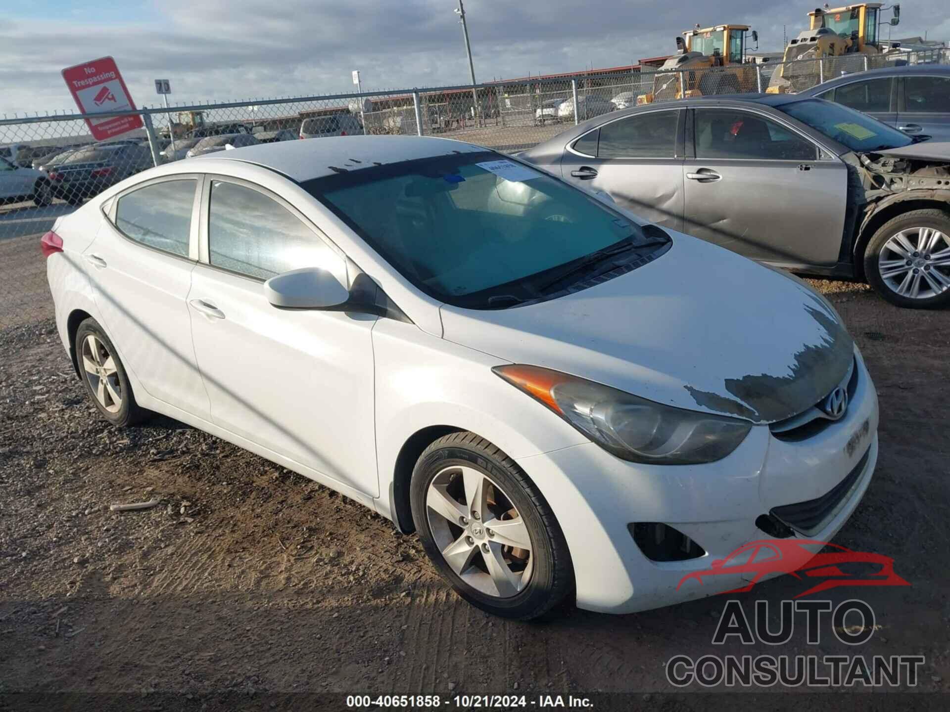 HYUNDAI ELANTRA 2013 - 5NPDH4AE0DH185882