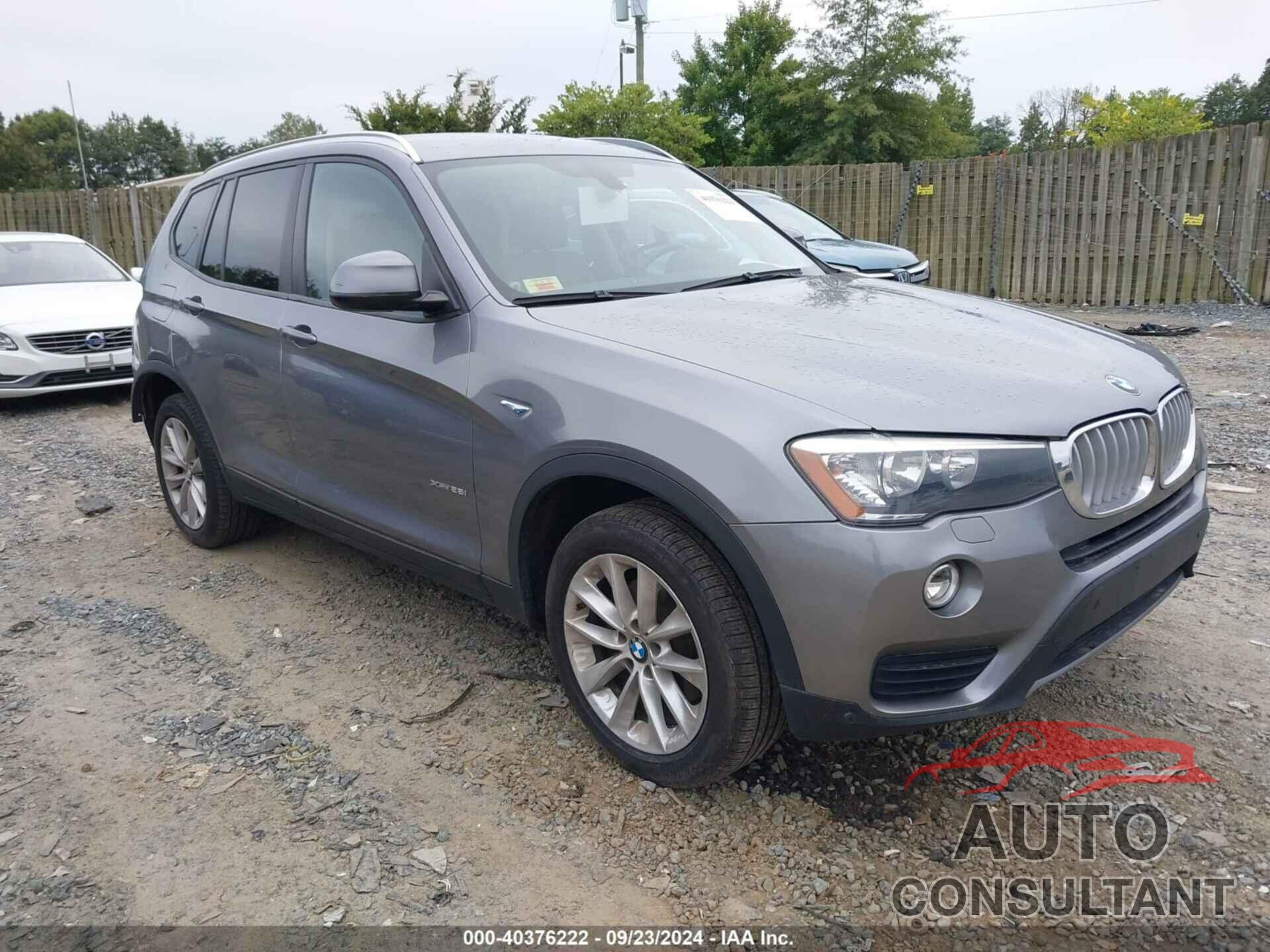 BMW X3 2016 - 5UXWX9C50G0D73603