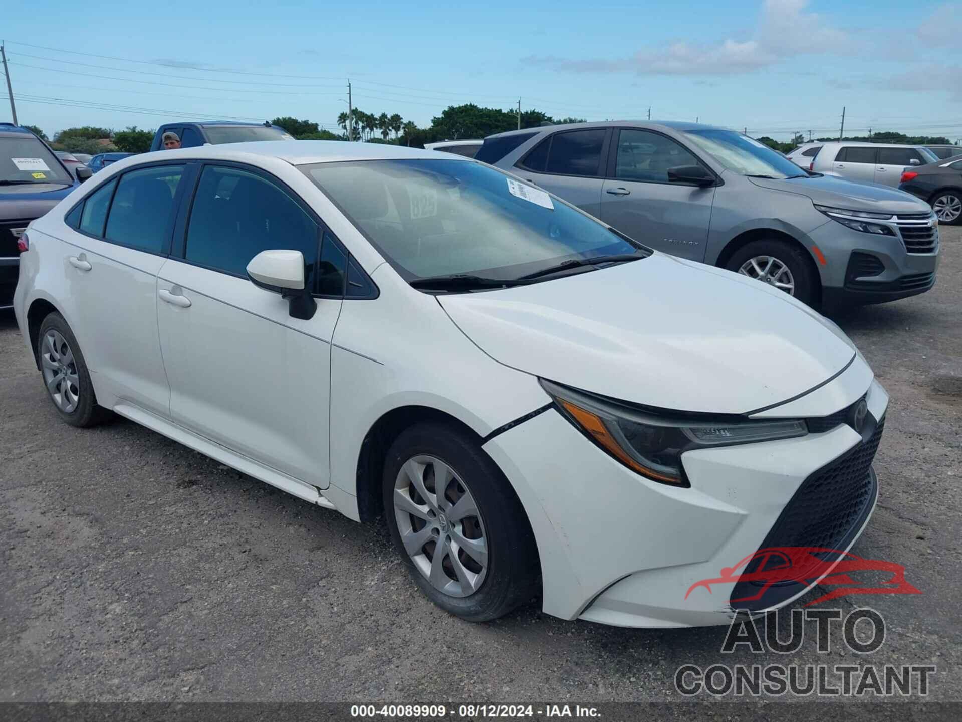 TOYOTA COROLLA 2020 - JTDEPRAE6LJ079320