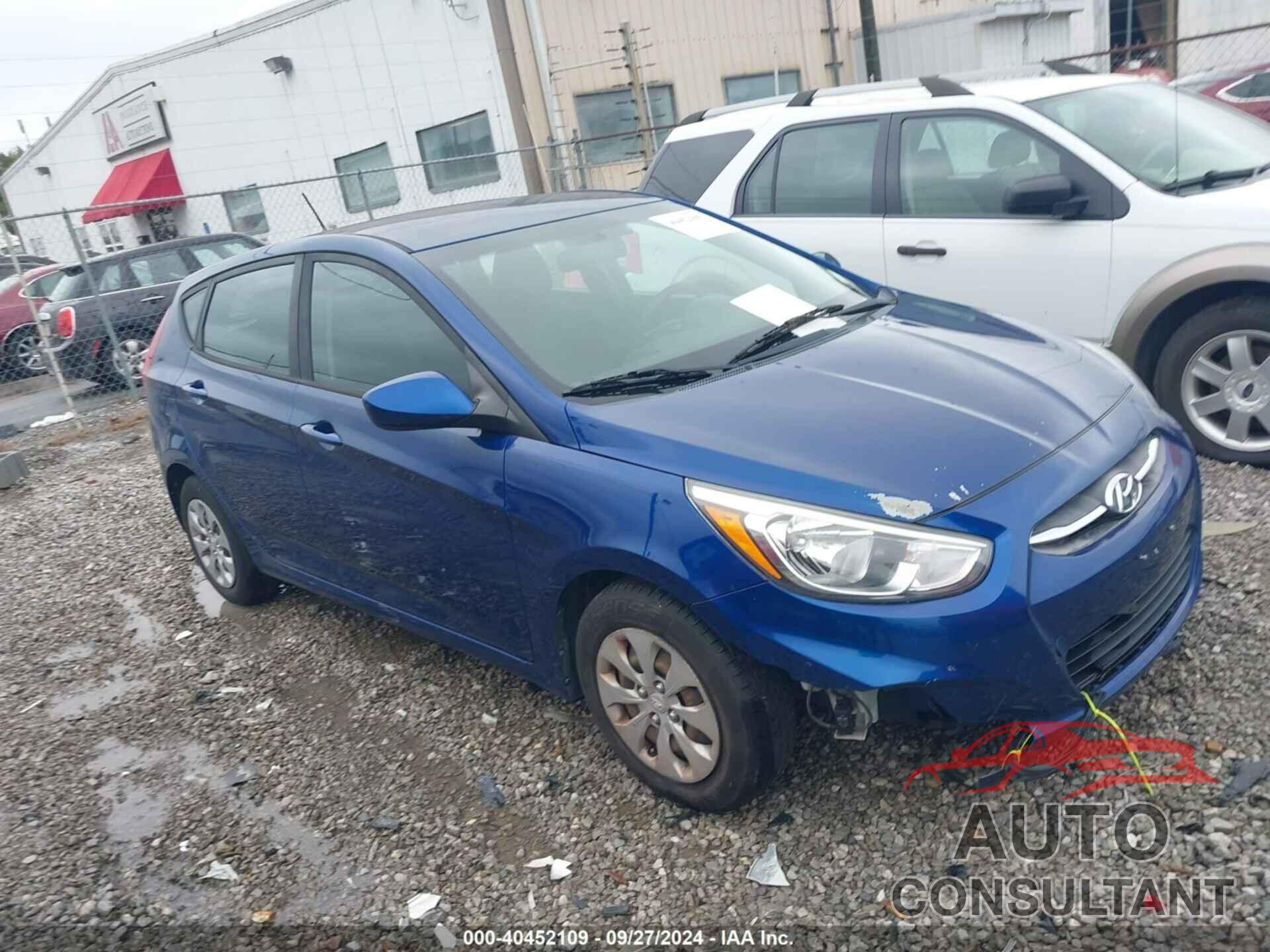 HYUNDAI ACCENT 2016 - KMHCT5AE4GU290236