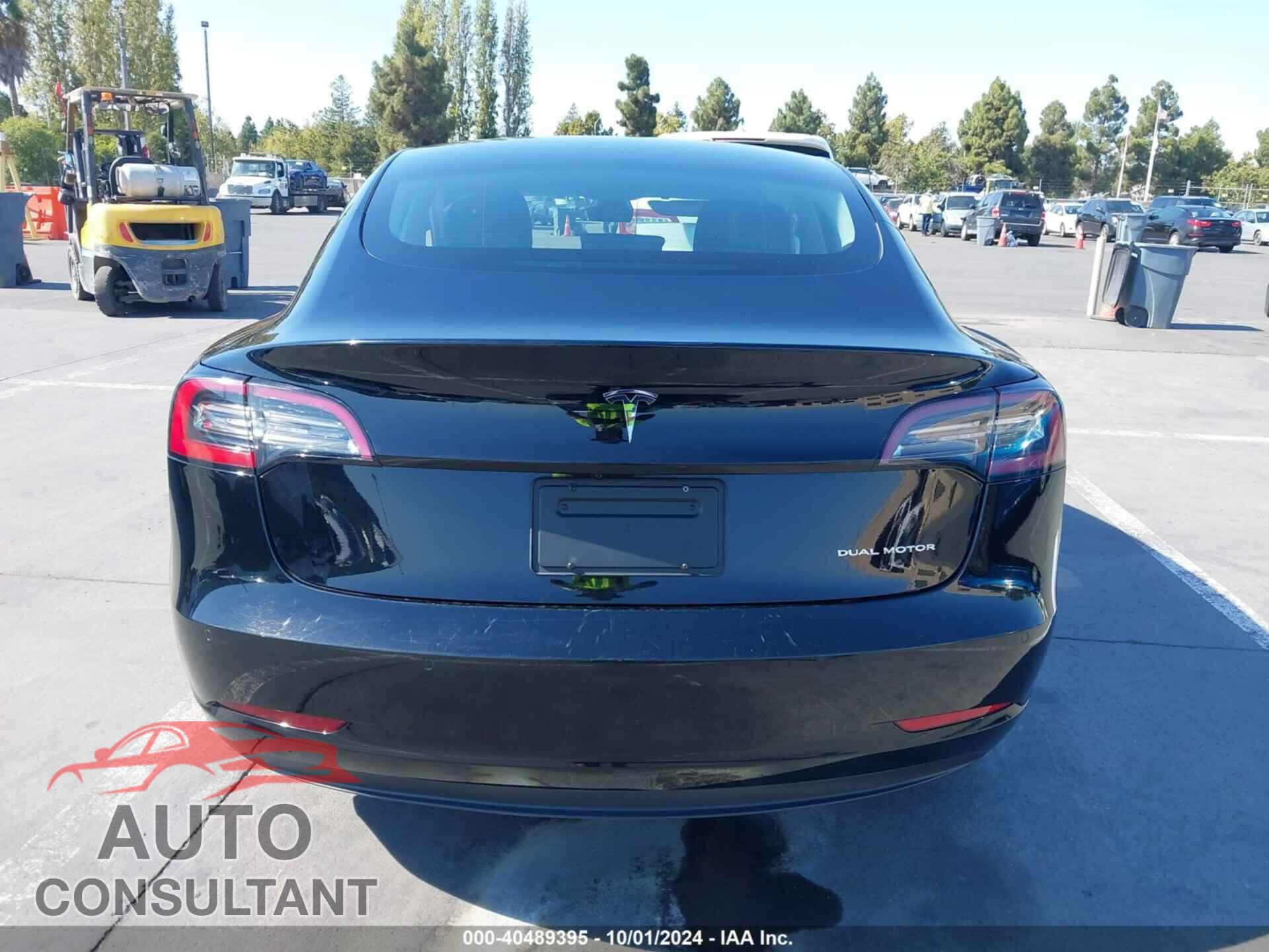 TESLA MODEL 3 2022 - 5YJ3E1EB4NF189789