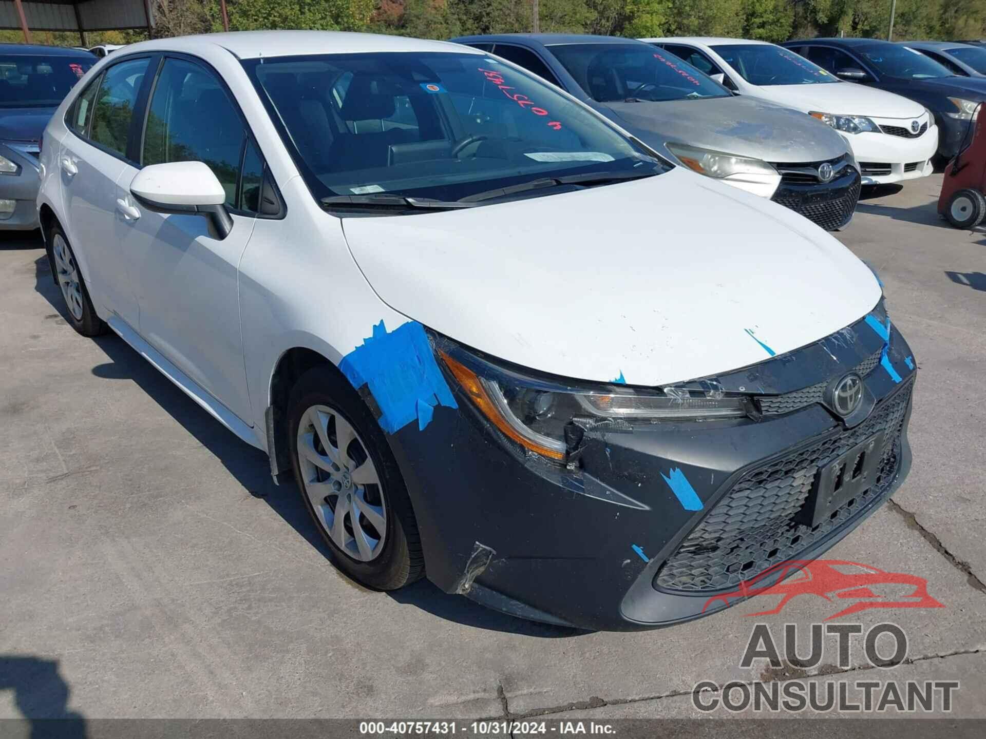 TOYOTA COROLLA 2020 - 5YFEPRAE6LP015452