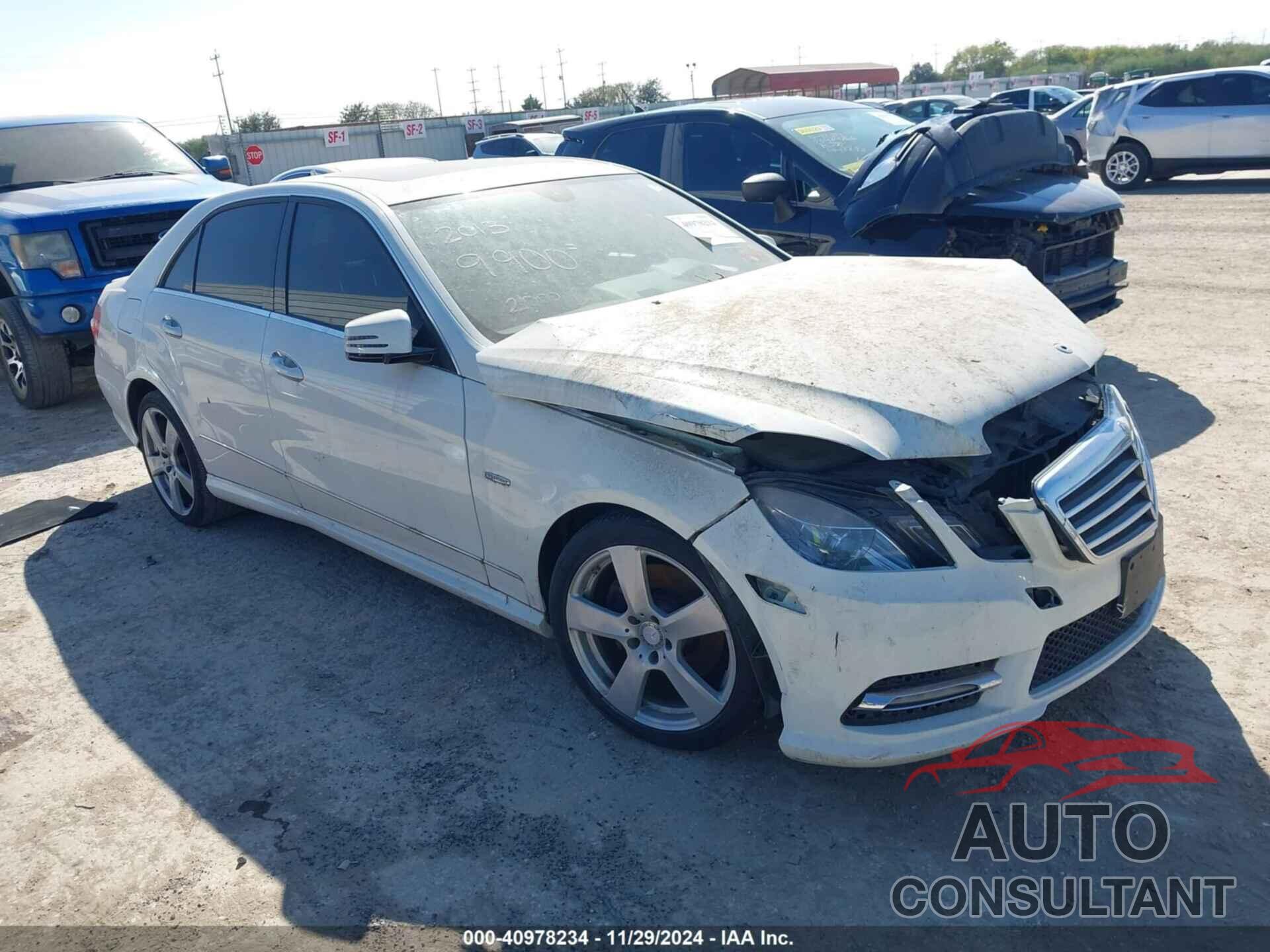 MERCEDES-BENZ E 350 2012 - WDDHF5KB8CA589669