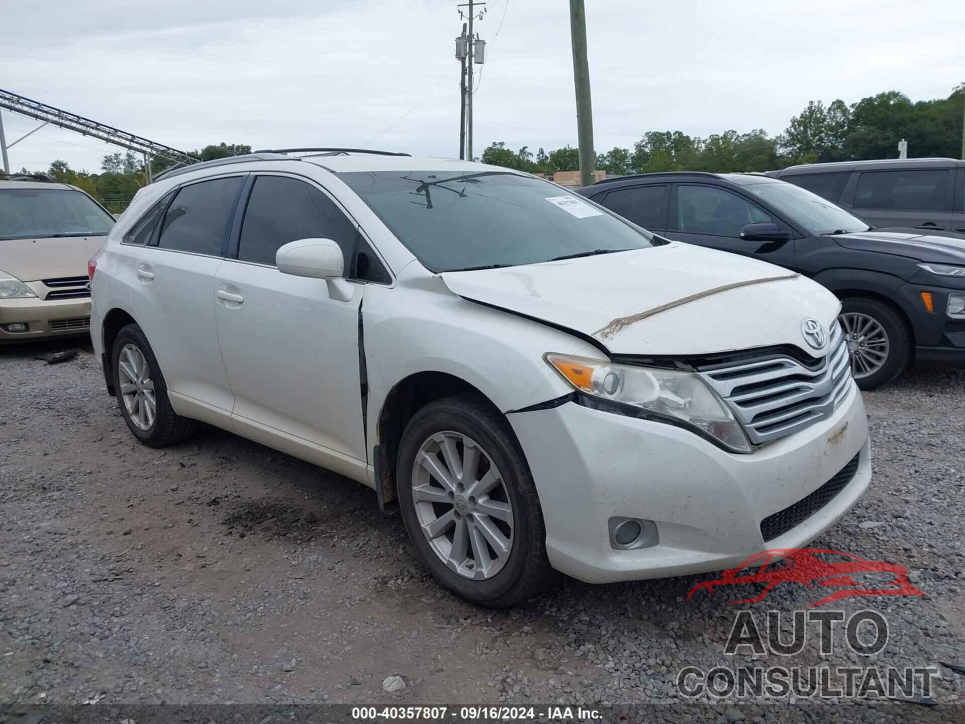 TOYOTA VENZA 2010 - 4T3ZA3BB6AU037698