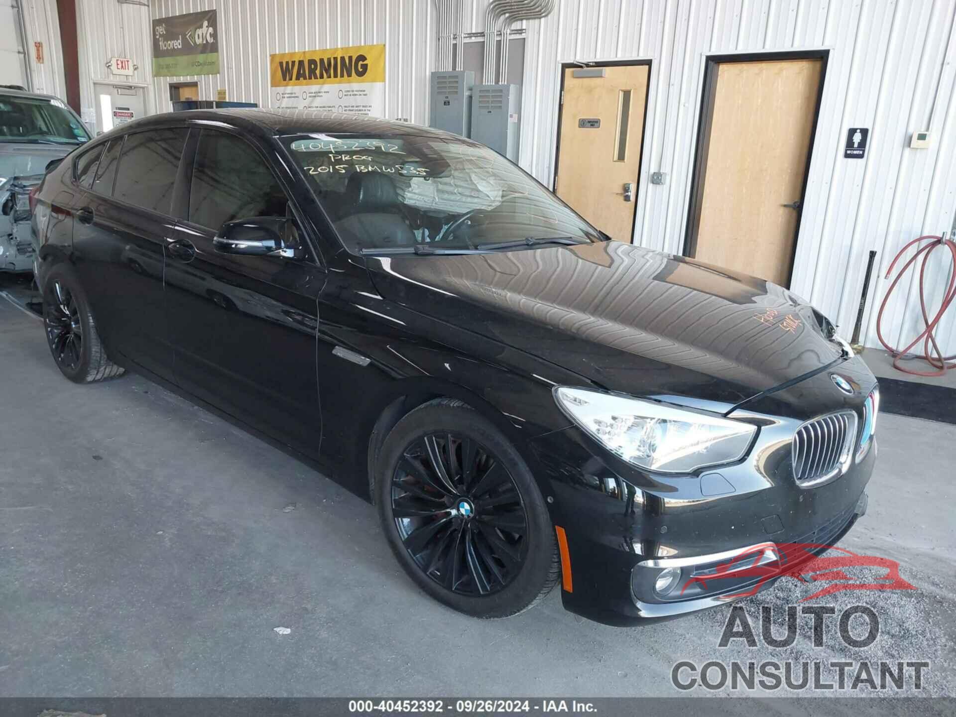 BMW 535I GRAN TURISMO 2015 - WBA5M2C57FD872221