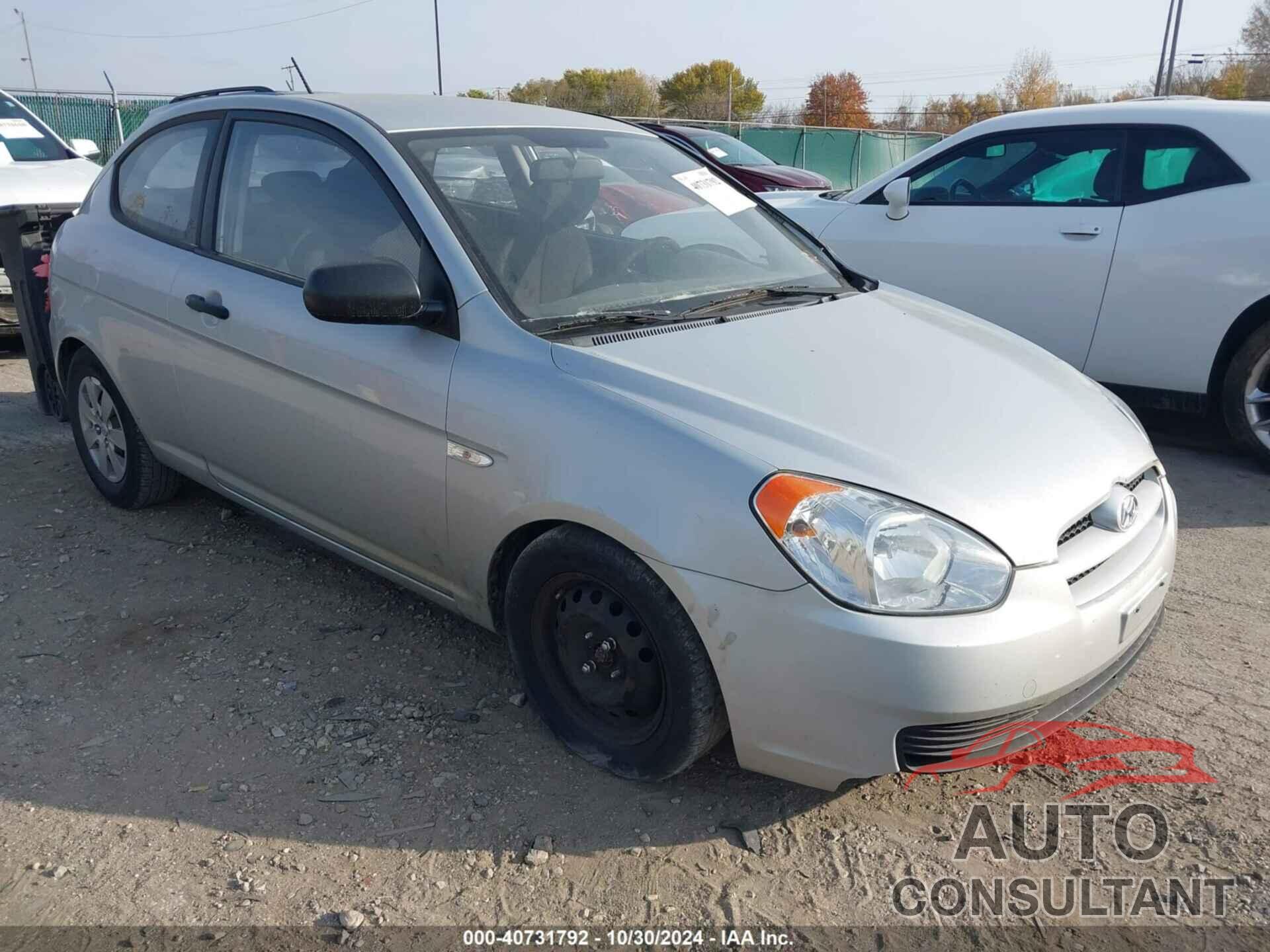 HYUNDAI ACCENT 2011 - KMHCM3AC3BU192775