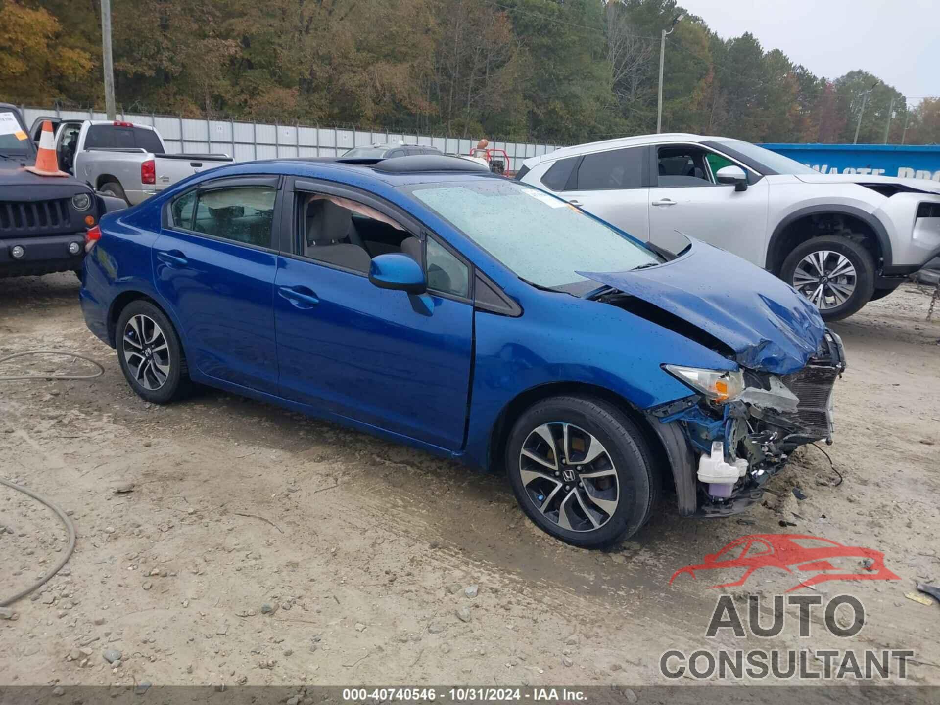HONDA CIVIC 2013 - 19XFB2F87DE054860