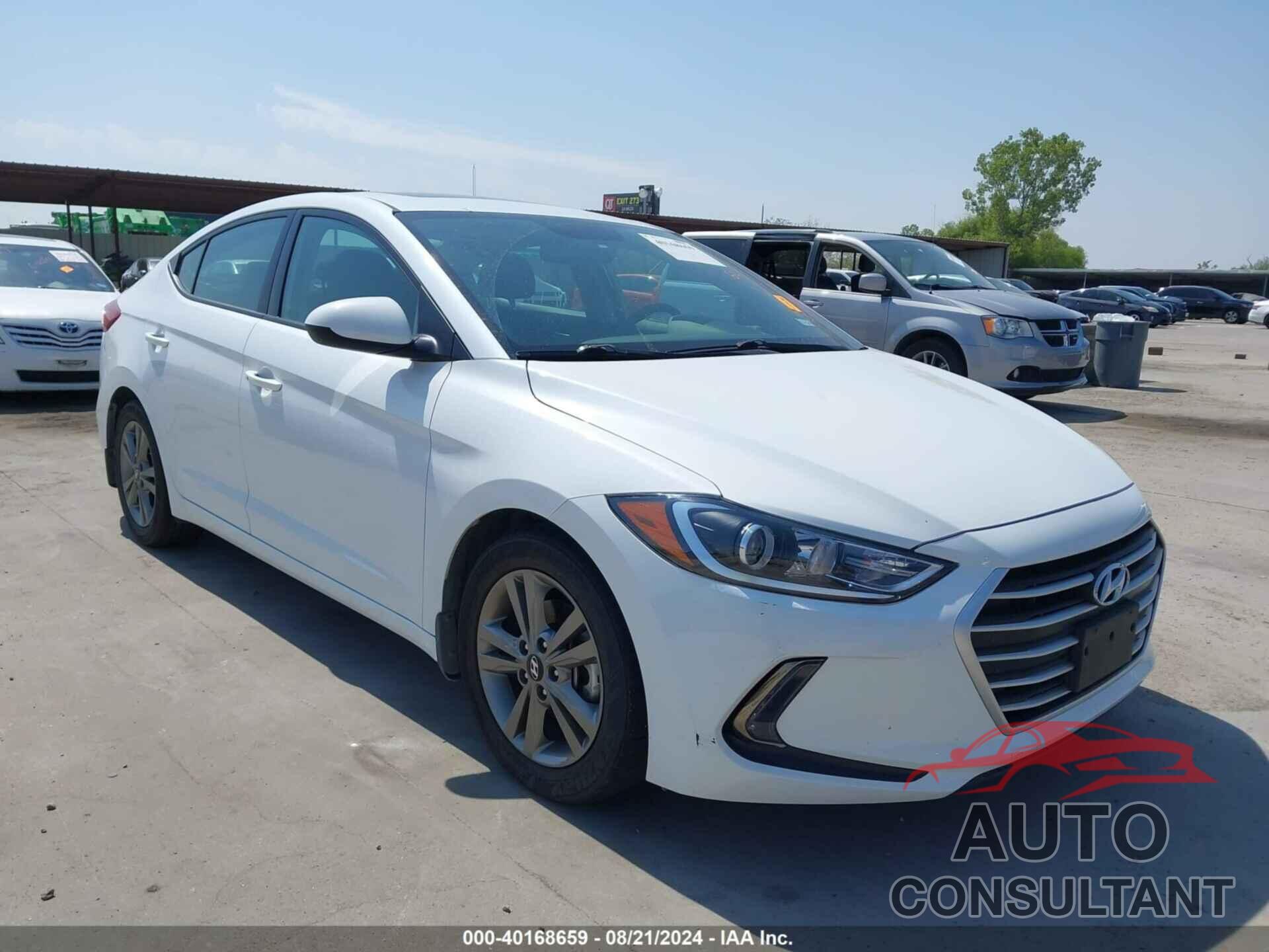 HYUNDAI ELANTRA 2018 - 5NPD84LF9JH326191