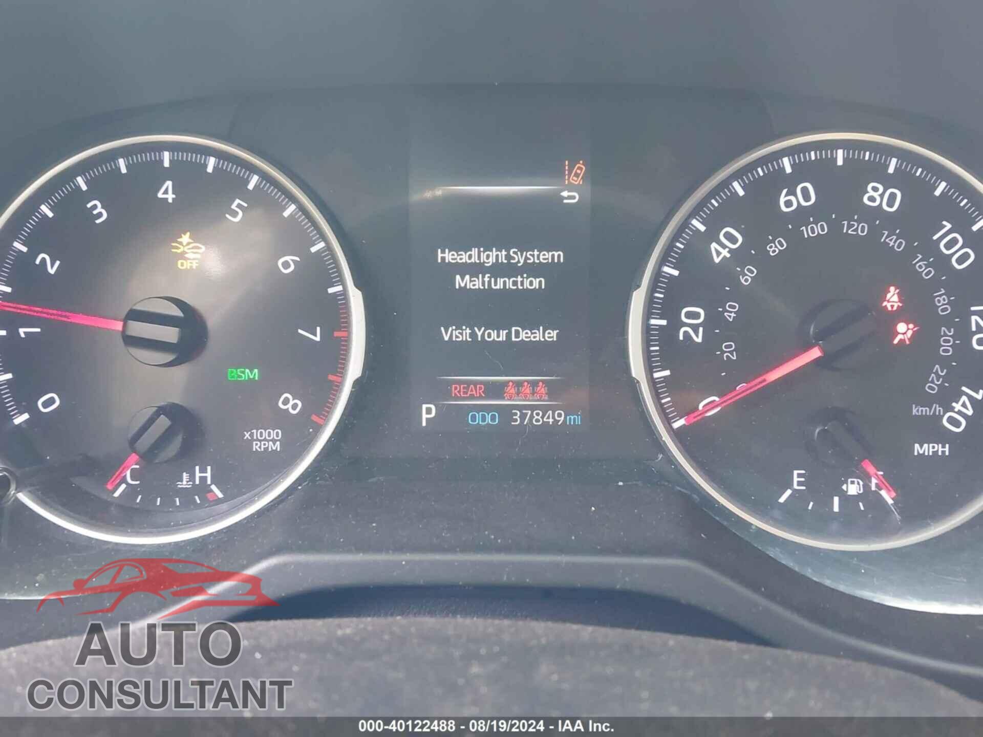 TOYOTA RAV4 2019 - JTMP1RFV9KD035232