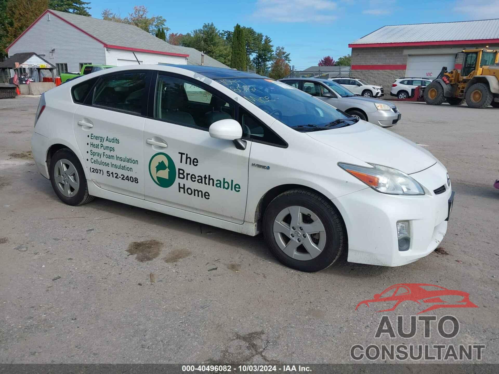 TOYOTA PRIUS 2010 - JTDKN3DU2A0127942
