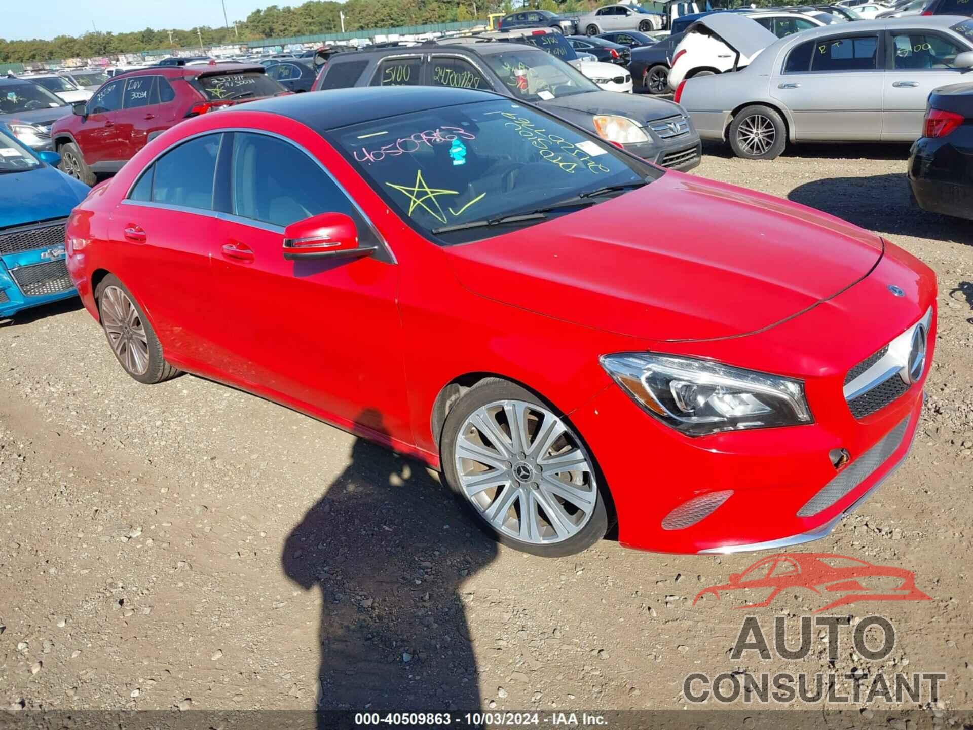 MERCEDES-BENZ CLA 250 2019 - WDDSJ4GB2KN723848