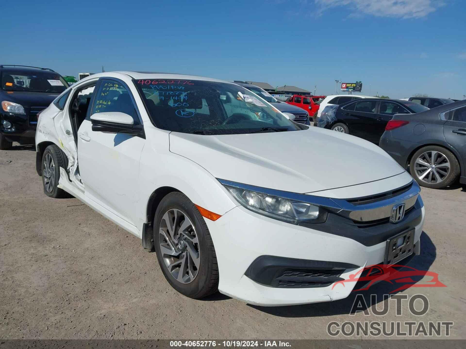 HONDA CIVIC 2016 - 19XFC2F76GE200917